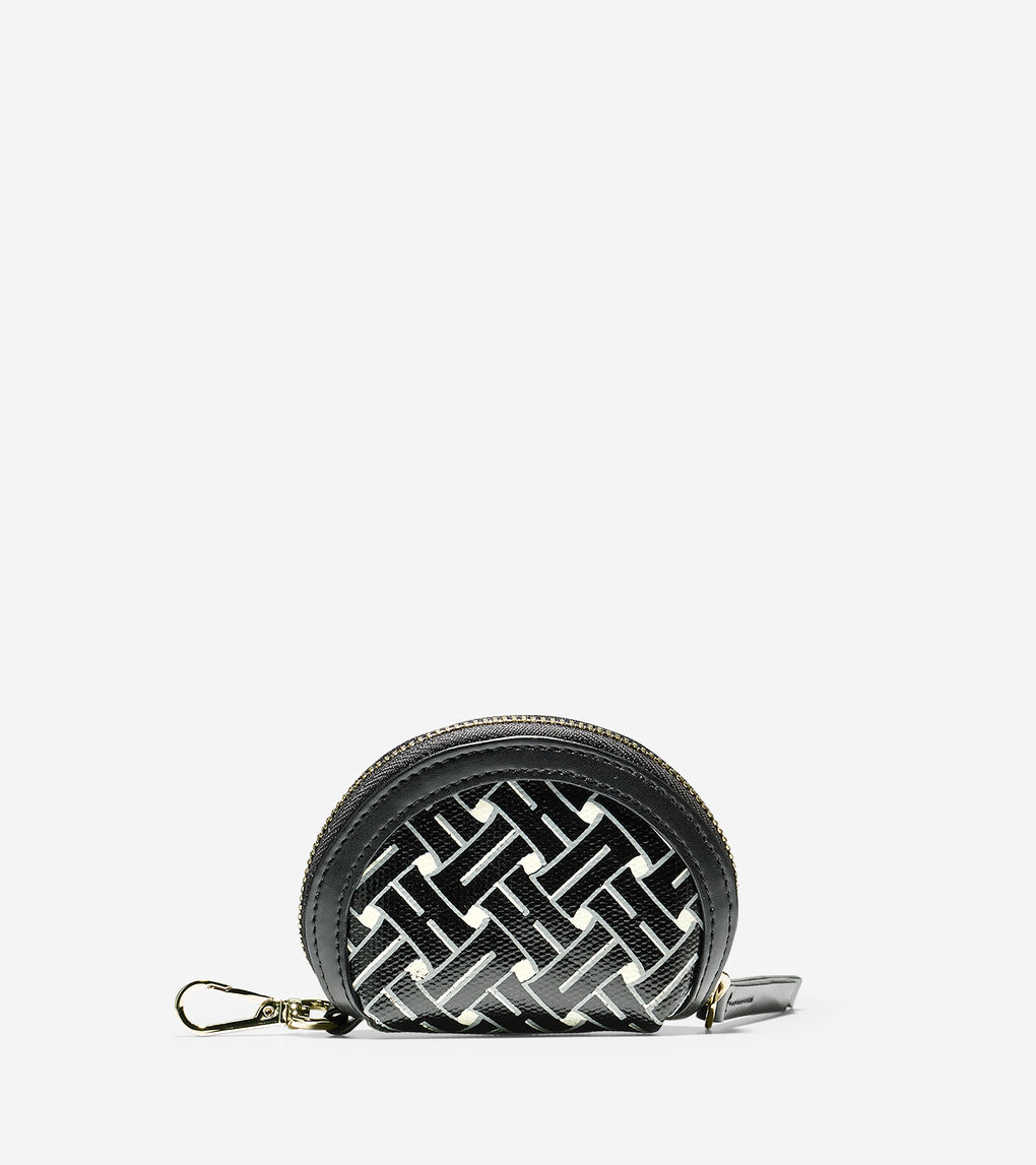 Signature Weave Coin Pouch