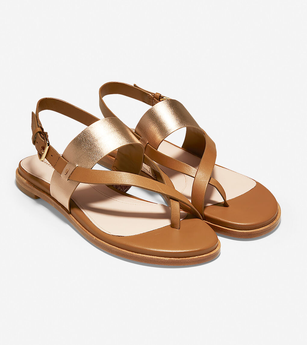 Cole Haan Womens Anica Braided Thong Sandals 