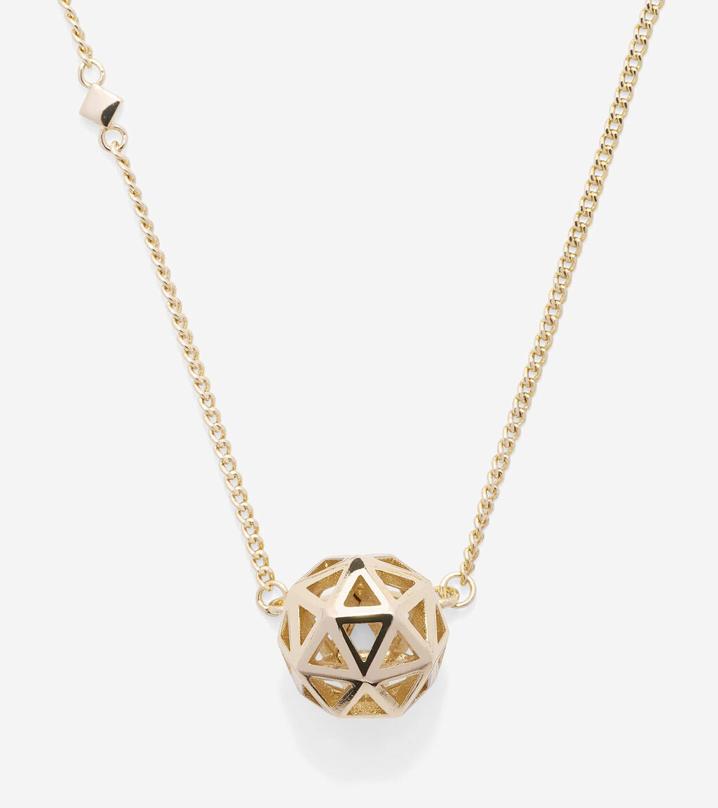 Tali Pearl Geometric Pendant Necklace