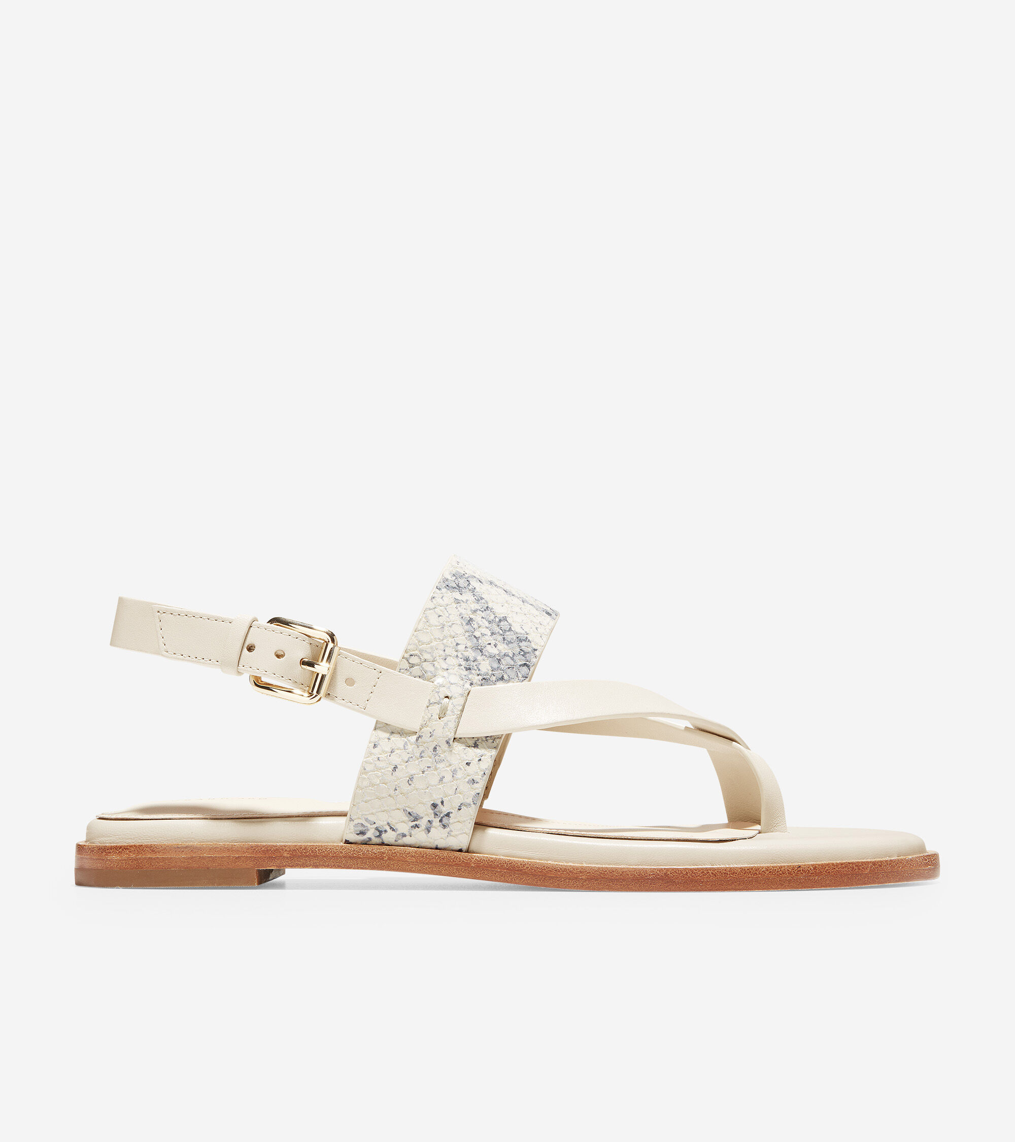Women's Anica Thong Sandal in Ivory 