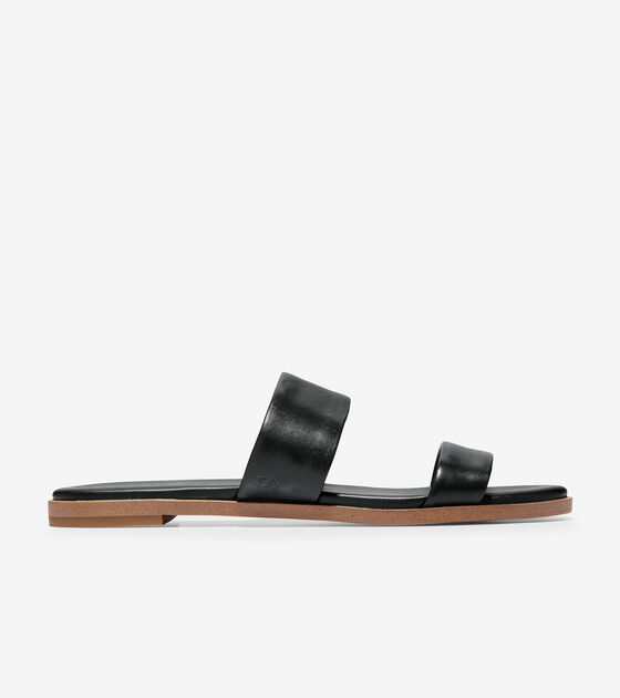 Women's Findra Sandals in Black Leather | Cole Haan