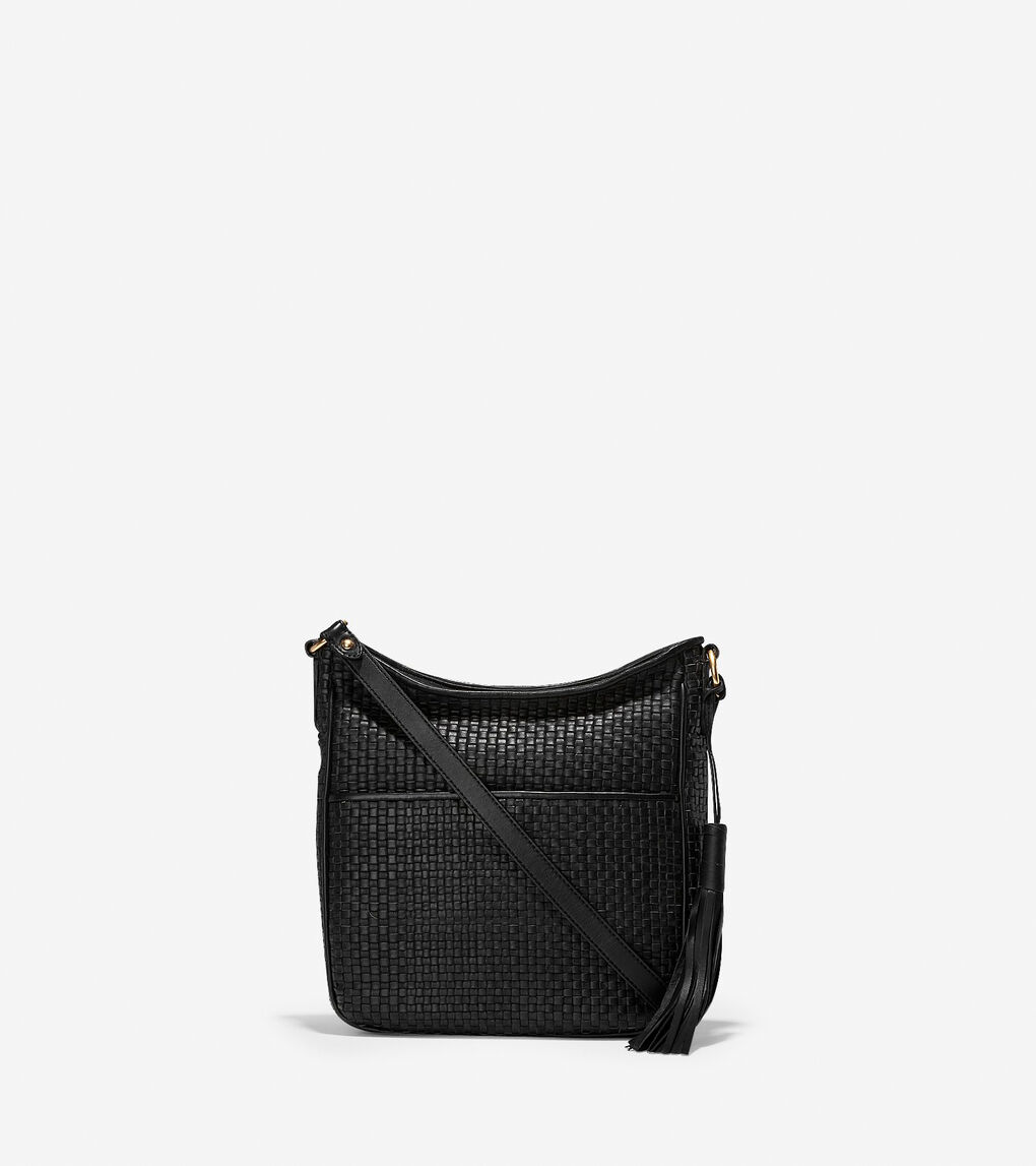 VÄRLDENS Crossbody bag, black, 17x5x20 cm/2 l (6 ¾x2x7 ¾/1 gallon