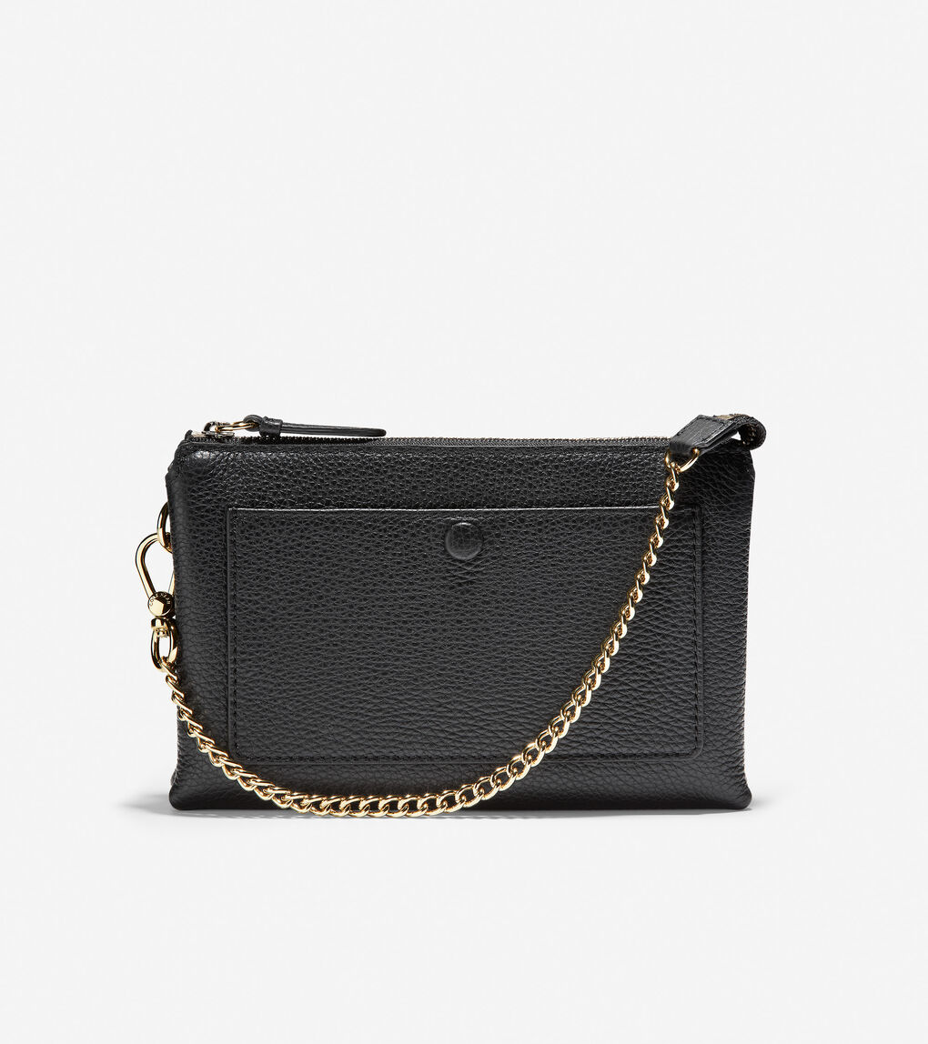 Women's GRANDSERIES Double Gusset Pouch in Black | Cole Haan