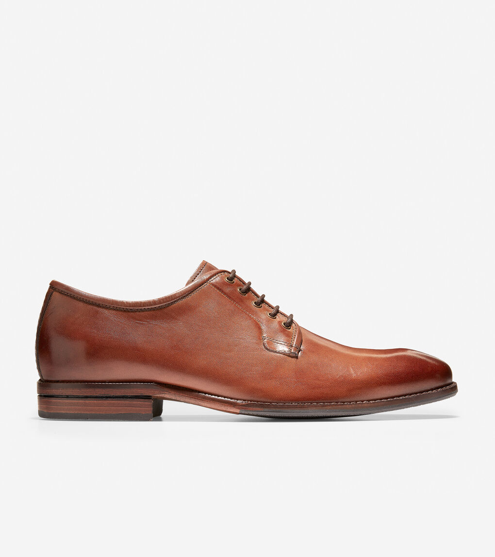 Men's Warner Grand Postman Oxford in British Tan | Cole Haan