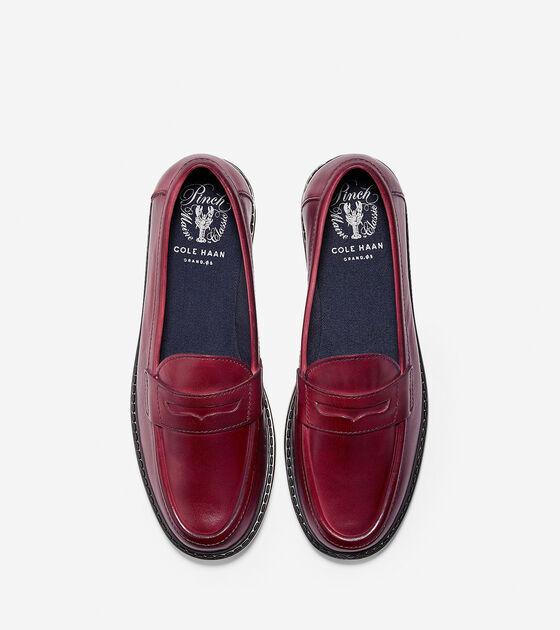 Women's Pinch Campus Penny Loafers in Cabernet | Cole Haan