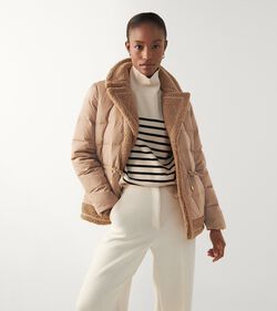 Female Model wearing a Softshell Jacket