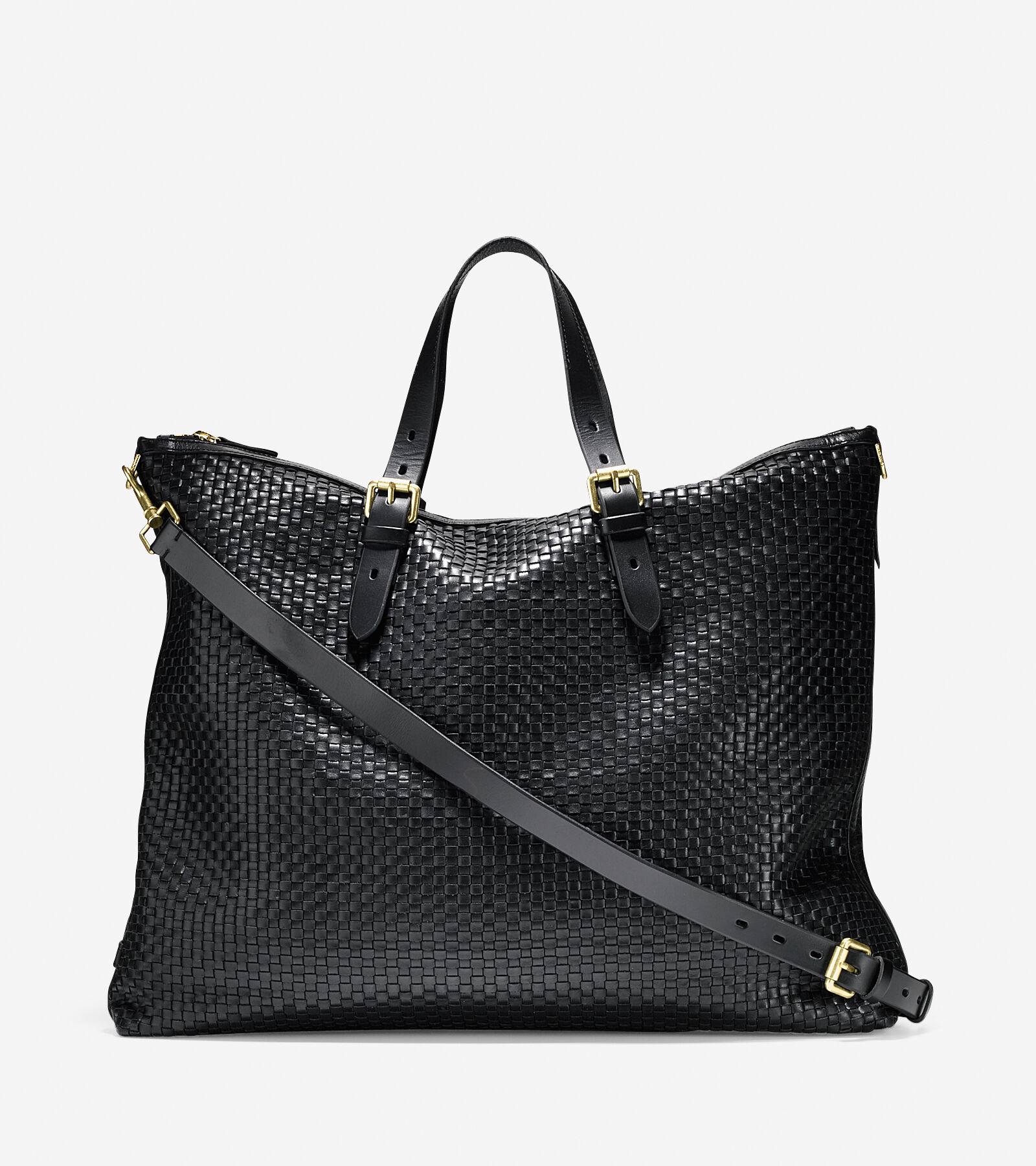 Cole haan loralie woven large tote clearance