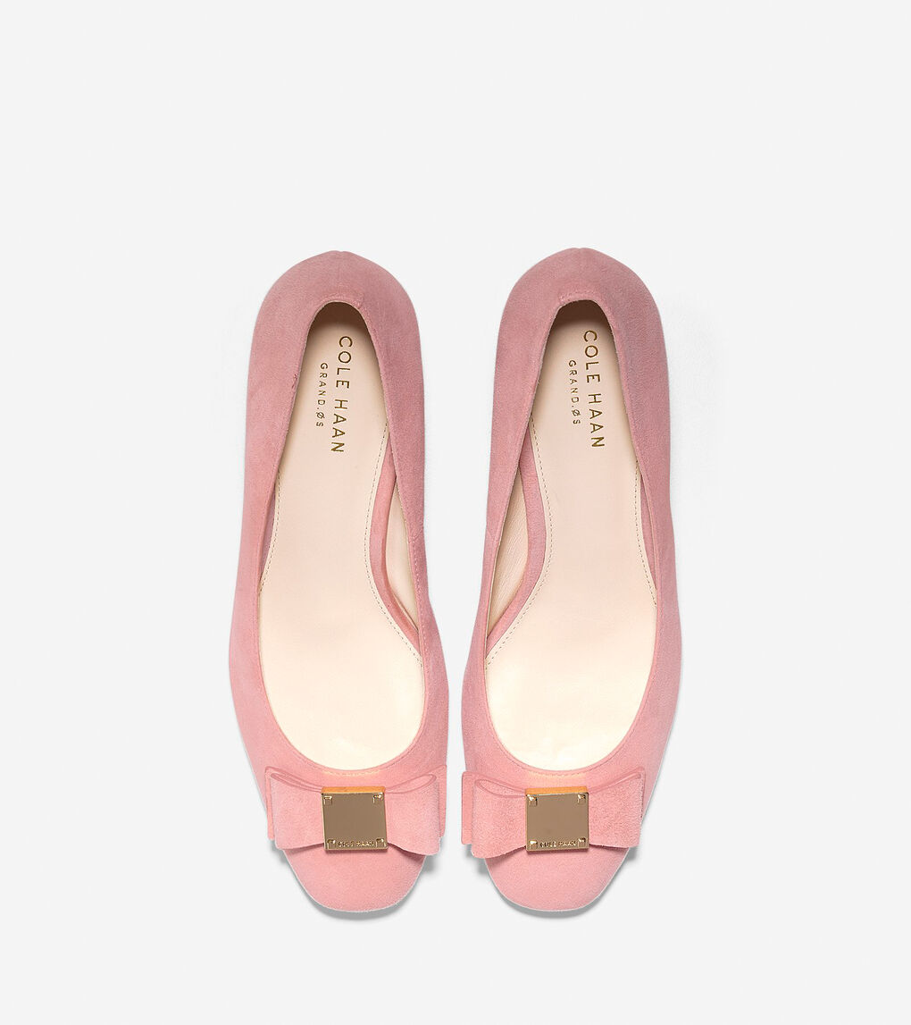 Women's Tali Bow Pumps 65mm in Coral Almond | Cole Haan
