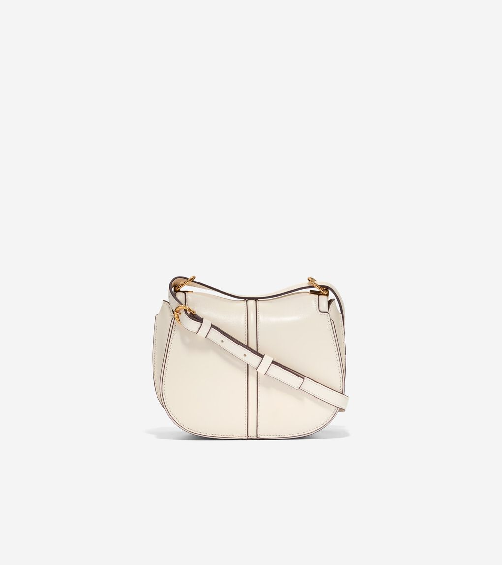 Women's Celenea Saddle Bag in White | Cole Haan