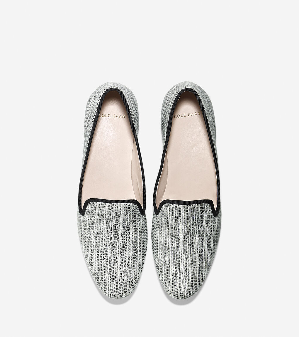 Sabrina Loafers in Black-Optic White | Cole Haan Outlet