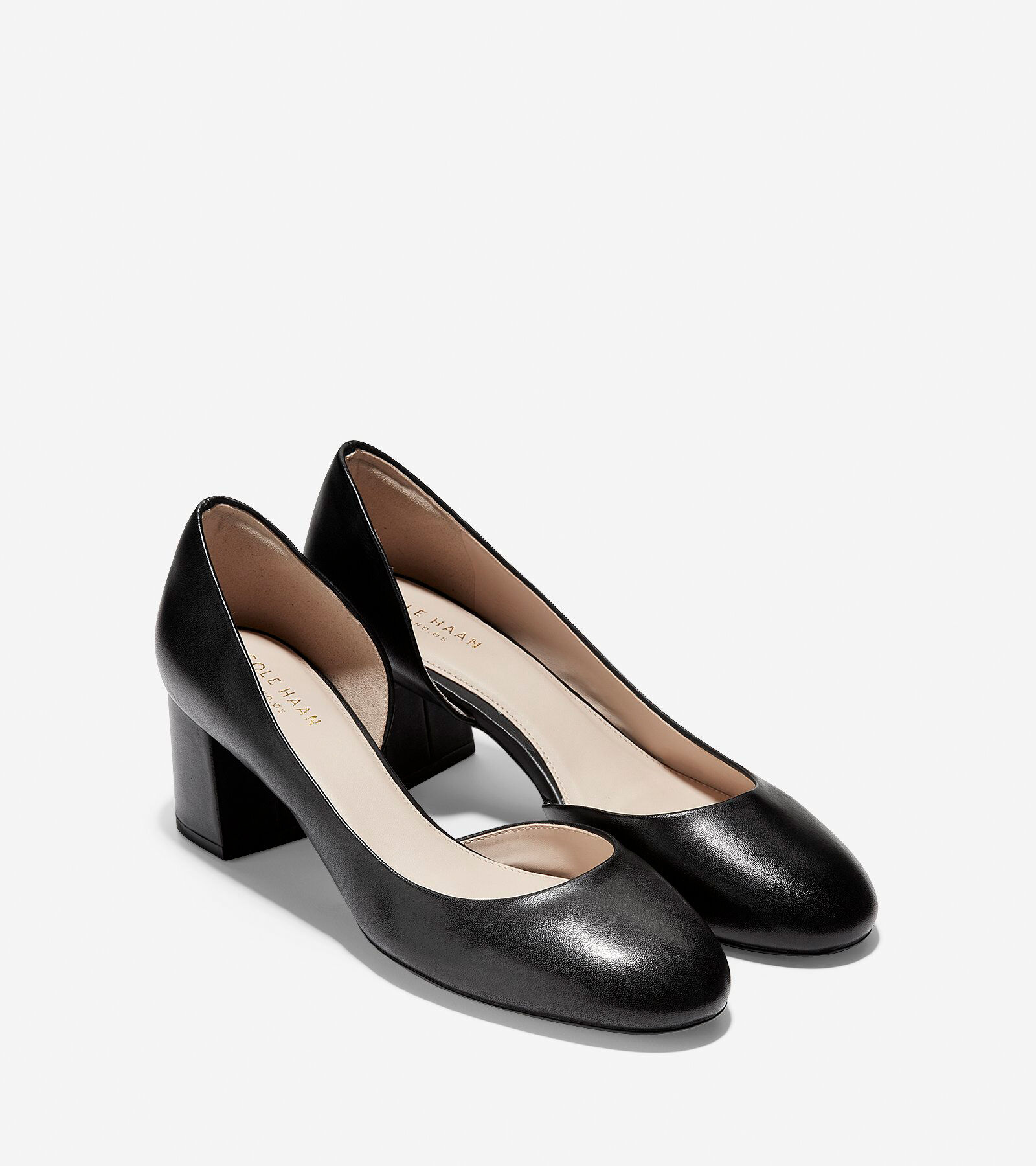 cole haan leather pumps