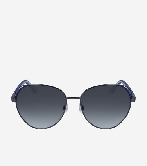 Titanium Round Sunglasses