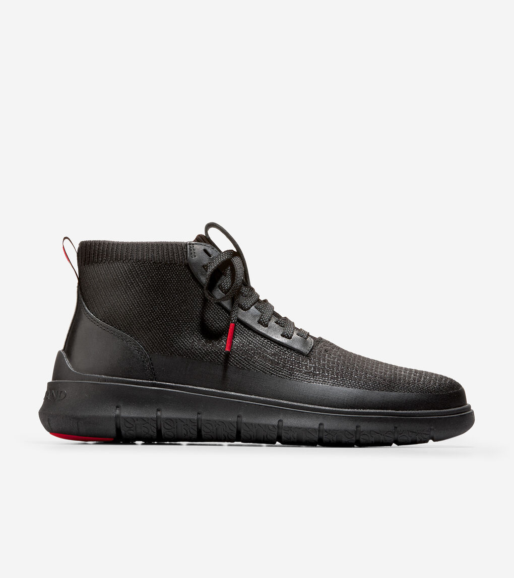 Cole Haan Mens Generation Zerogrand Black Knit Fashion Sneaker Size 11 1344621