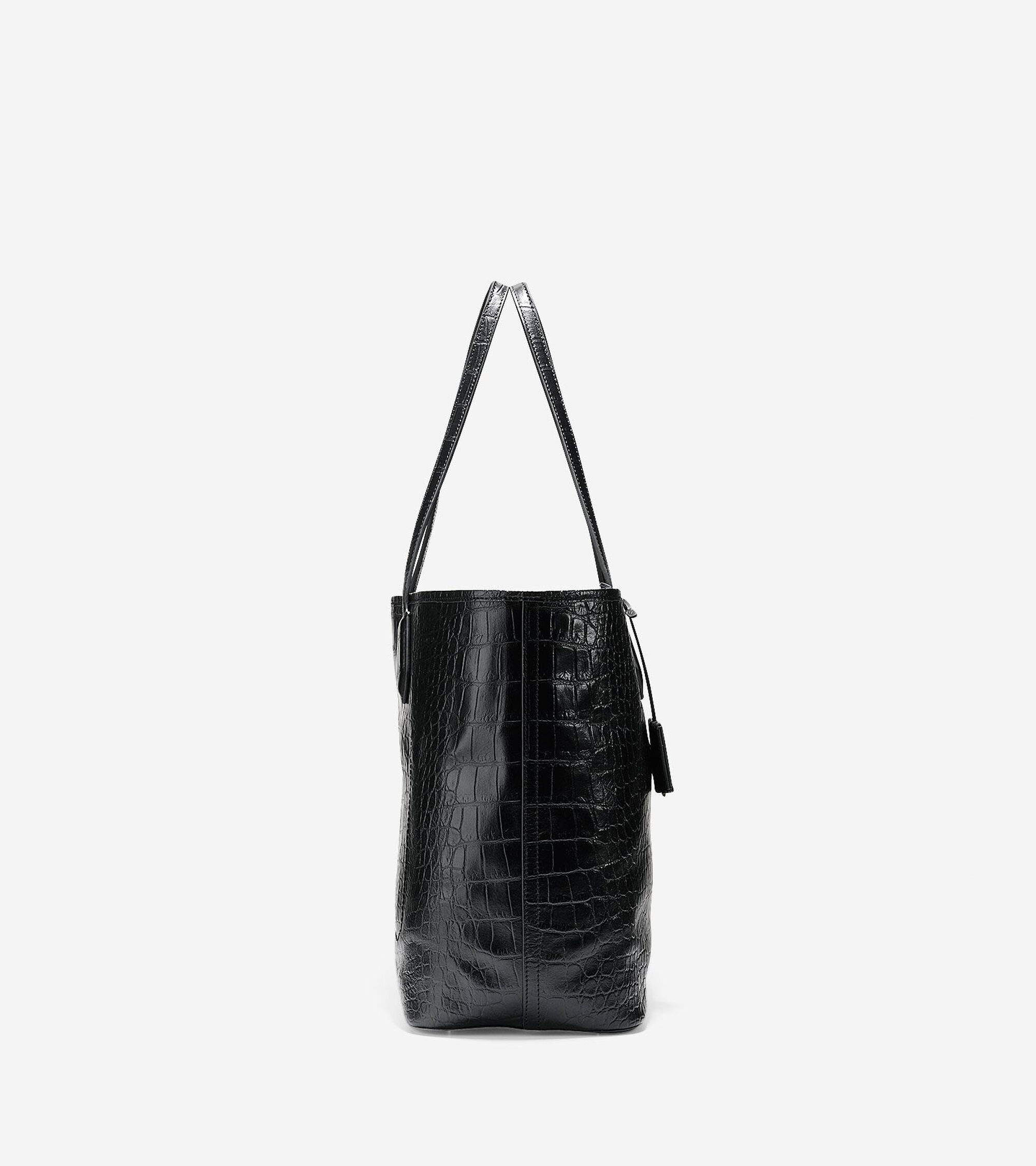 Abbot Tote in Black Croc Print : Handbags | Cole Haan