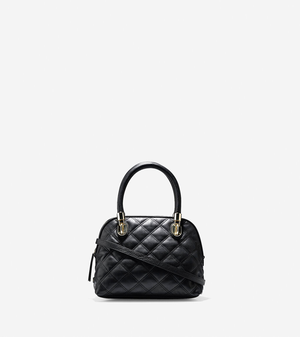 Benson Quilted Small Satchel