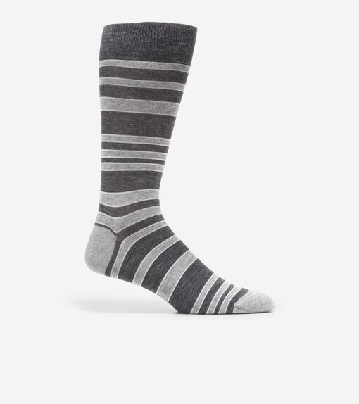 Men's Twist Striped Crew Socks