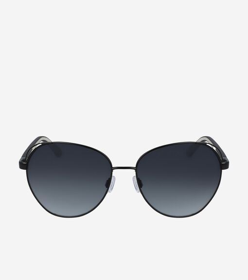 Titanium Round Sunglasses