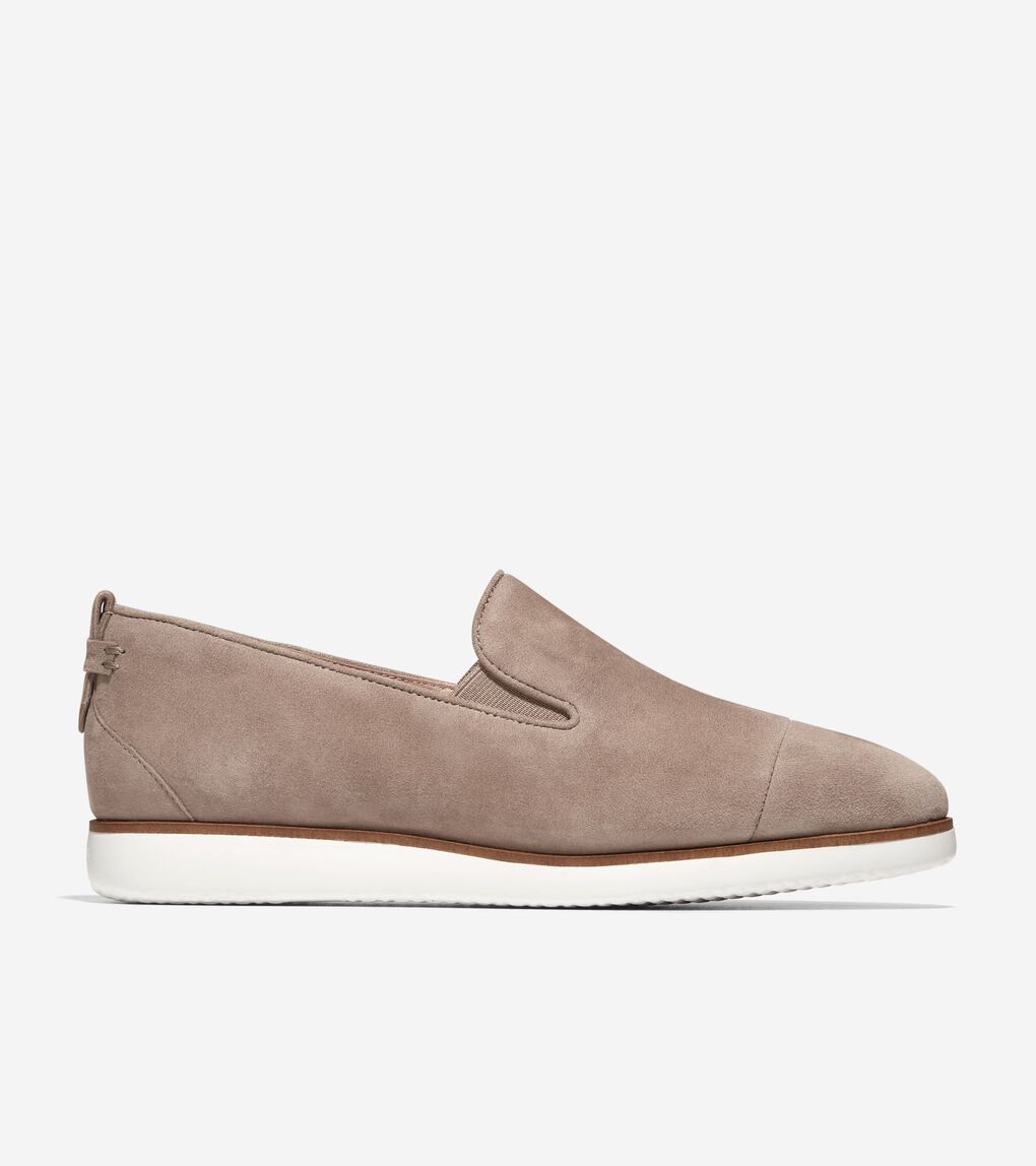Women's Grand Ambition Slip On Loafer in Beige Or Khaki | Cole Haan