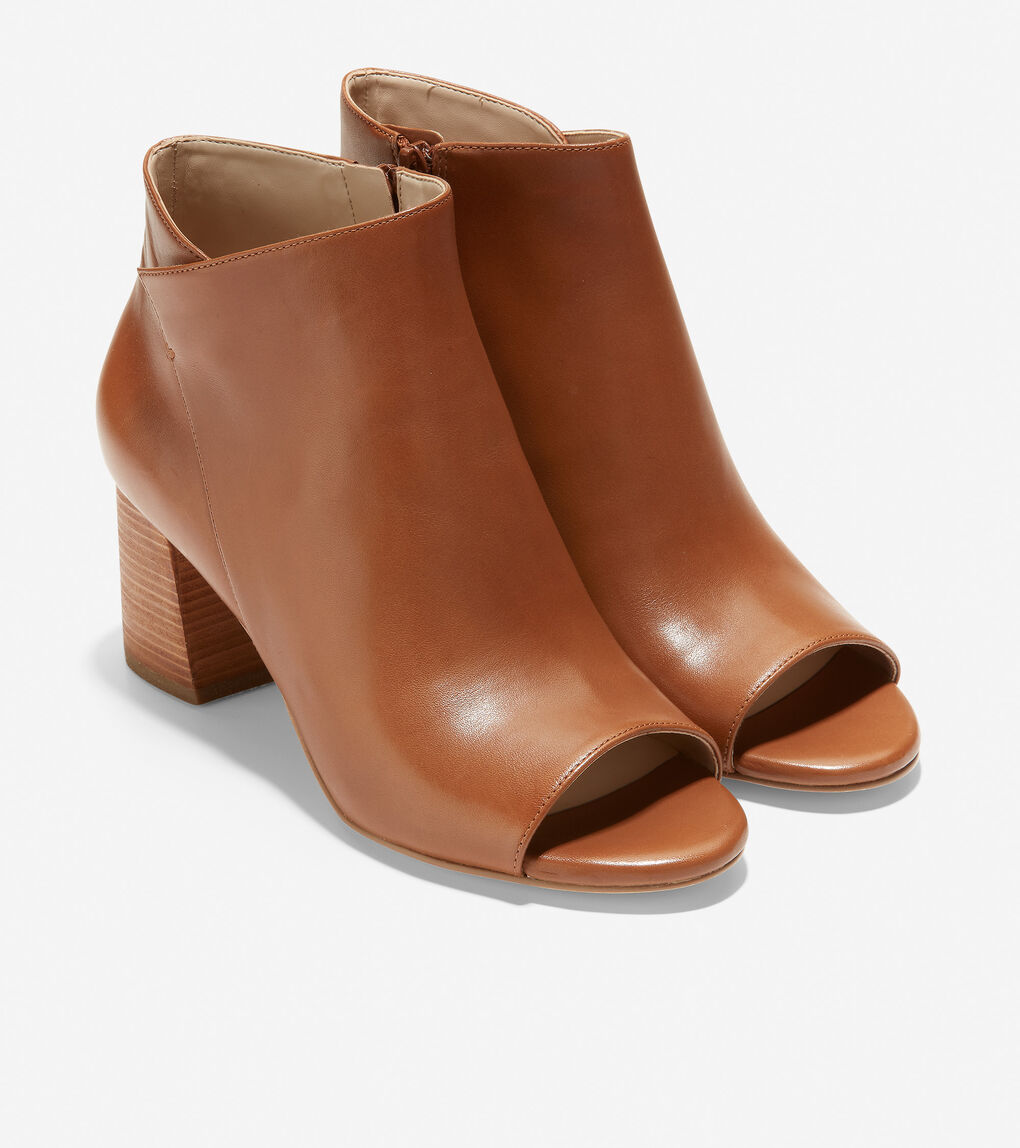 tan sneaker booties