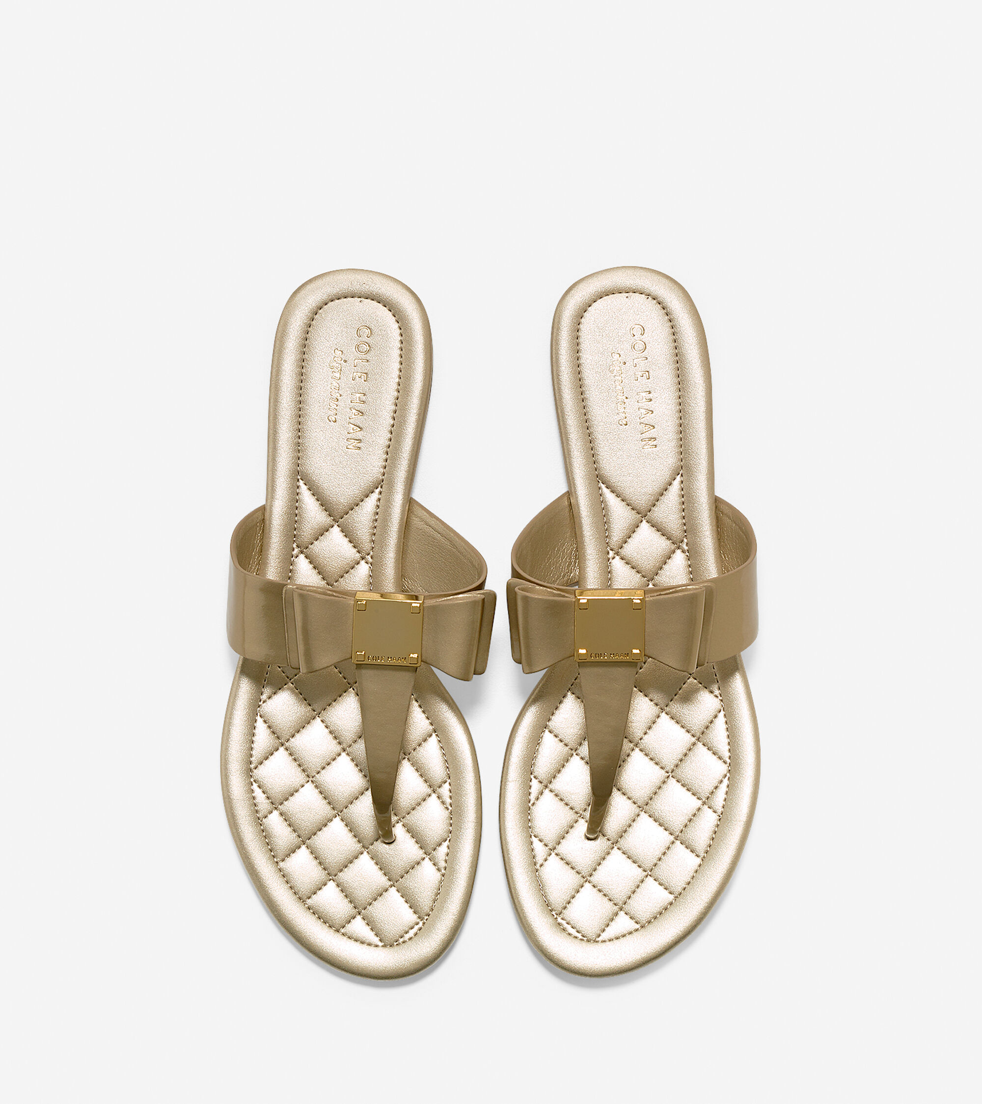 flat sandals bow
