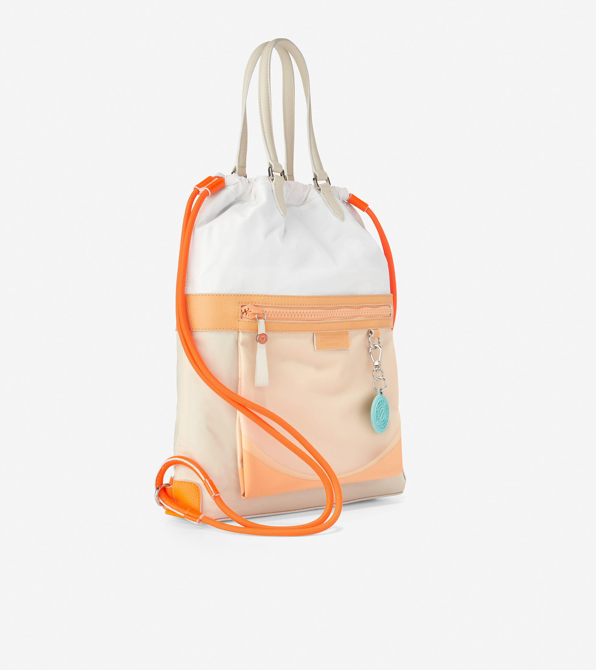 Radiant Nylon Drawstring Backpack