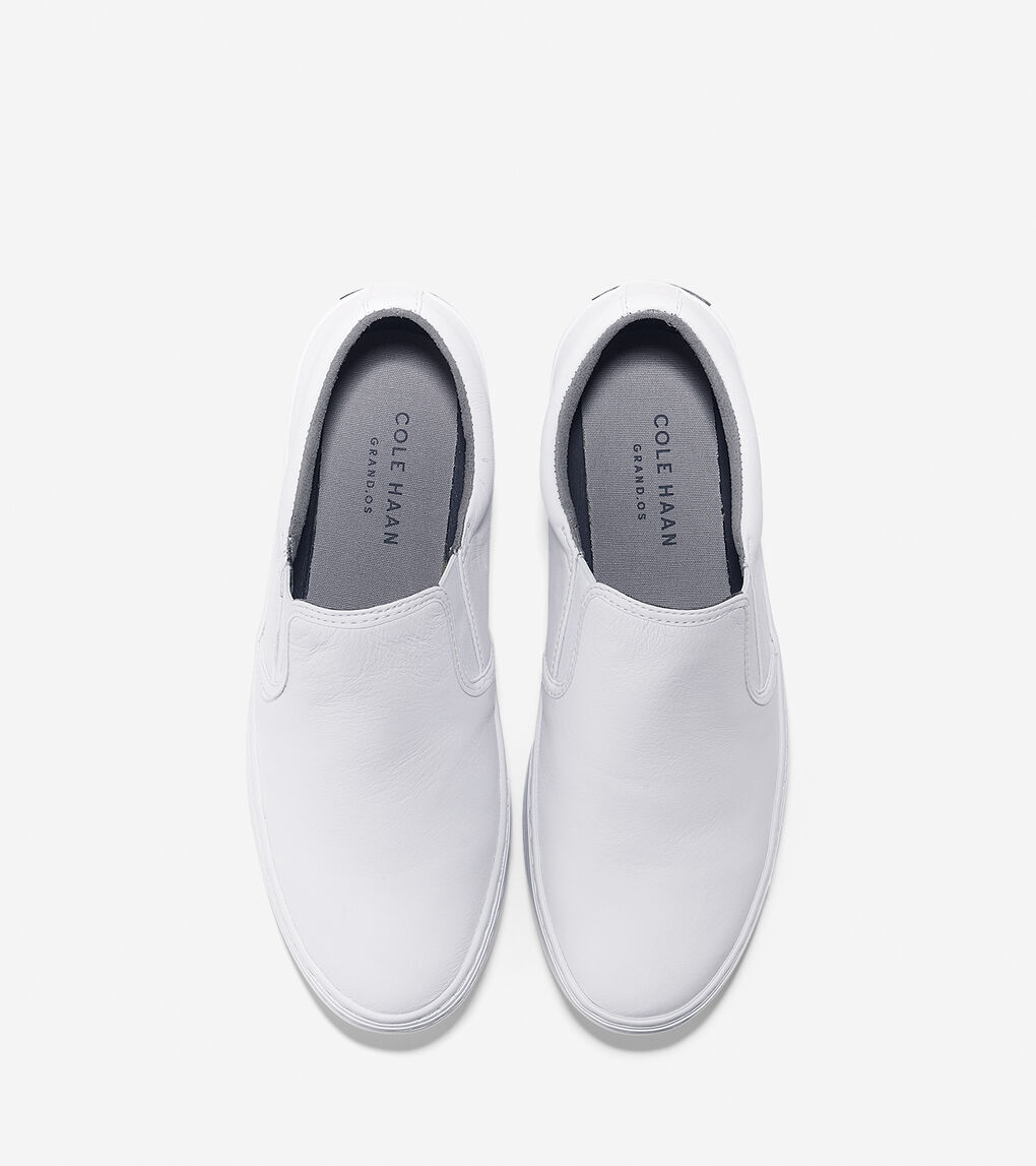 Falmouth Slip On Shoes in White | Cole Haan