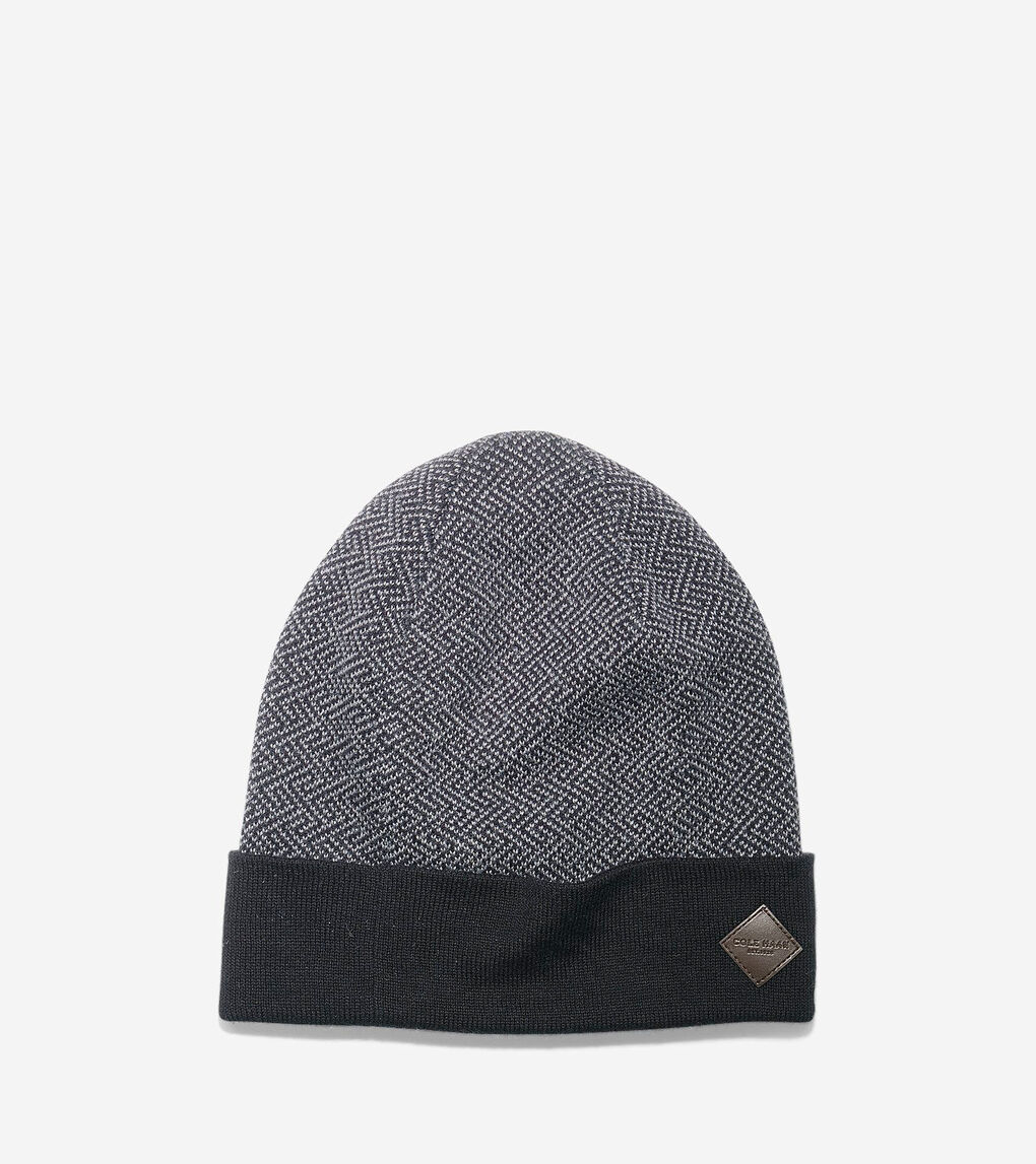 Fine Pattern Jacquard Knit Cuff Hat