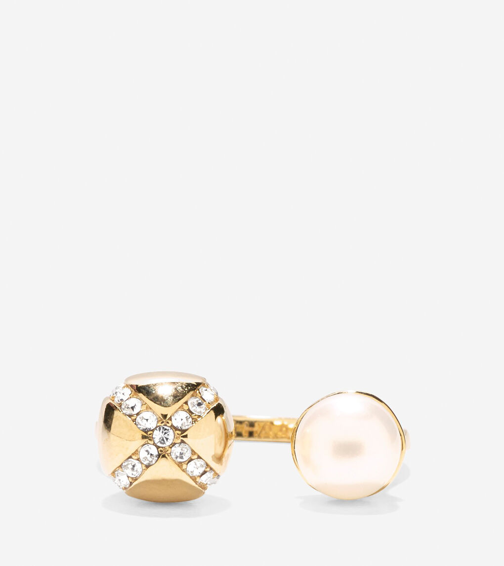 Set the Ball in Motion Fresh Water Pearl Ring