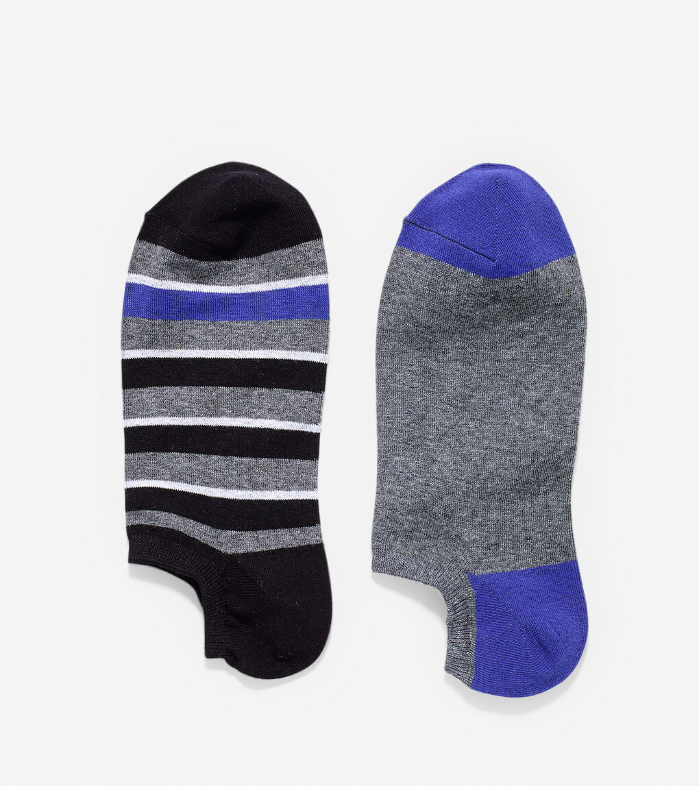 Village Stripe Low Cut Socks - 2 Pack