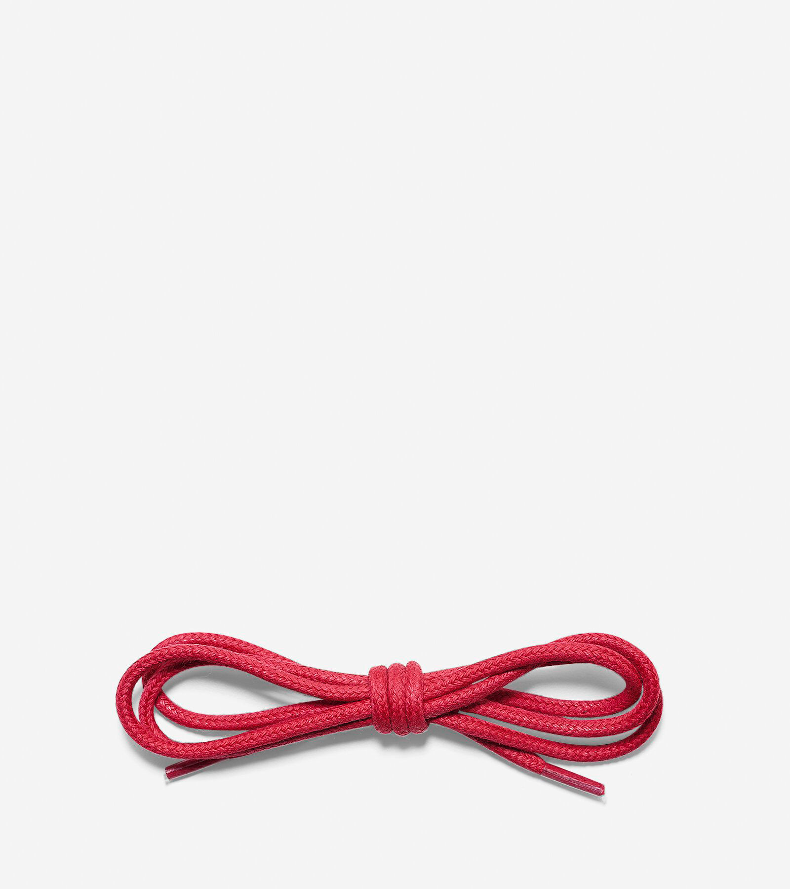 Mens Round Shoe Laces in Sunset Red 