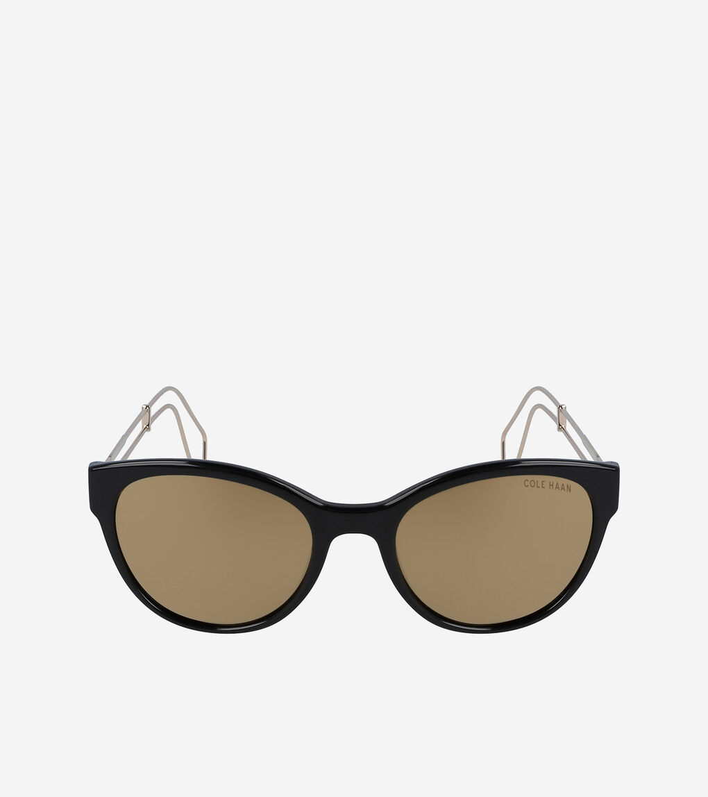 Classic Round Cateye Sunglasses