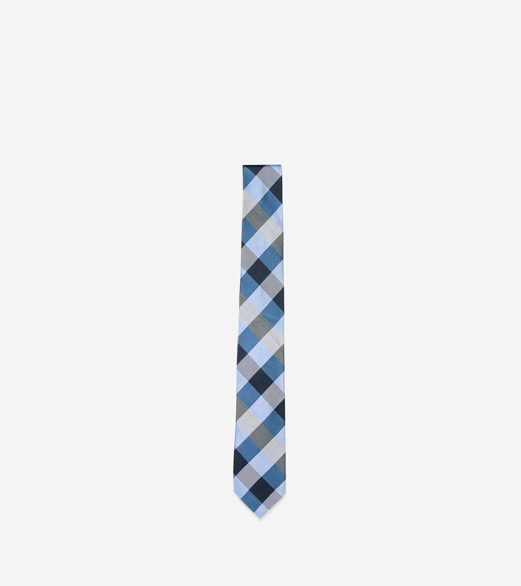 Even Plaid Tie