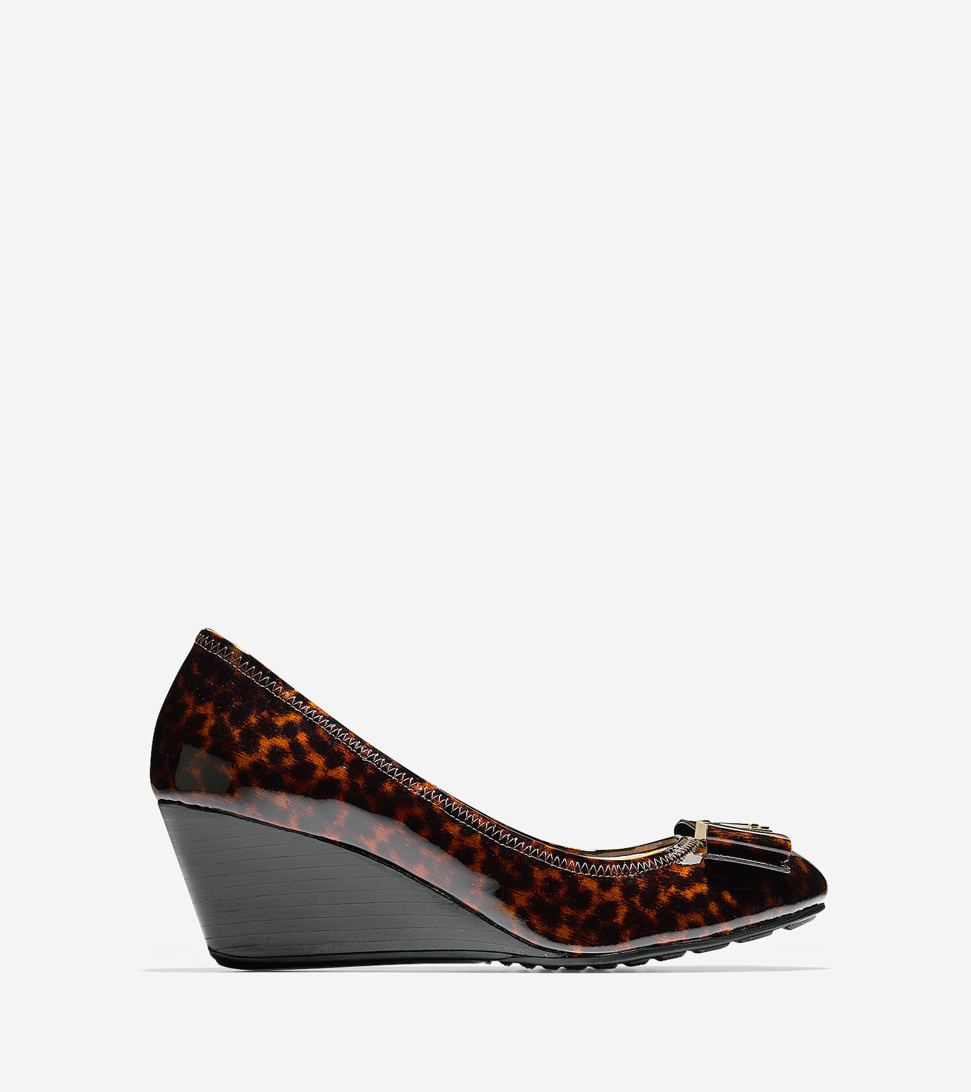 tali grand bow wedge pumps