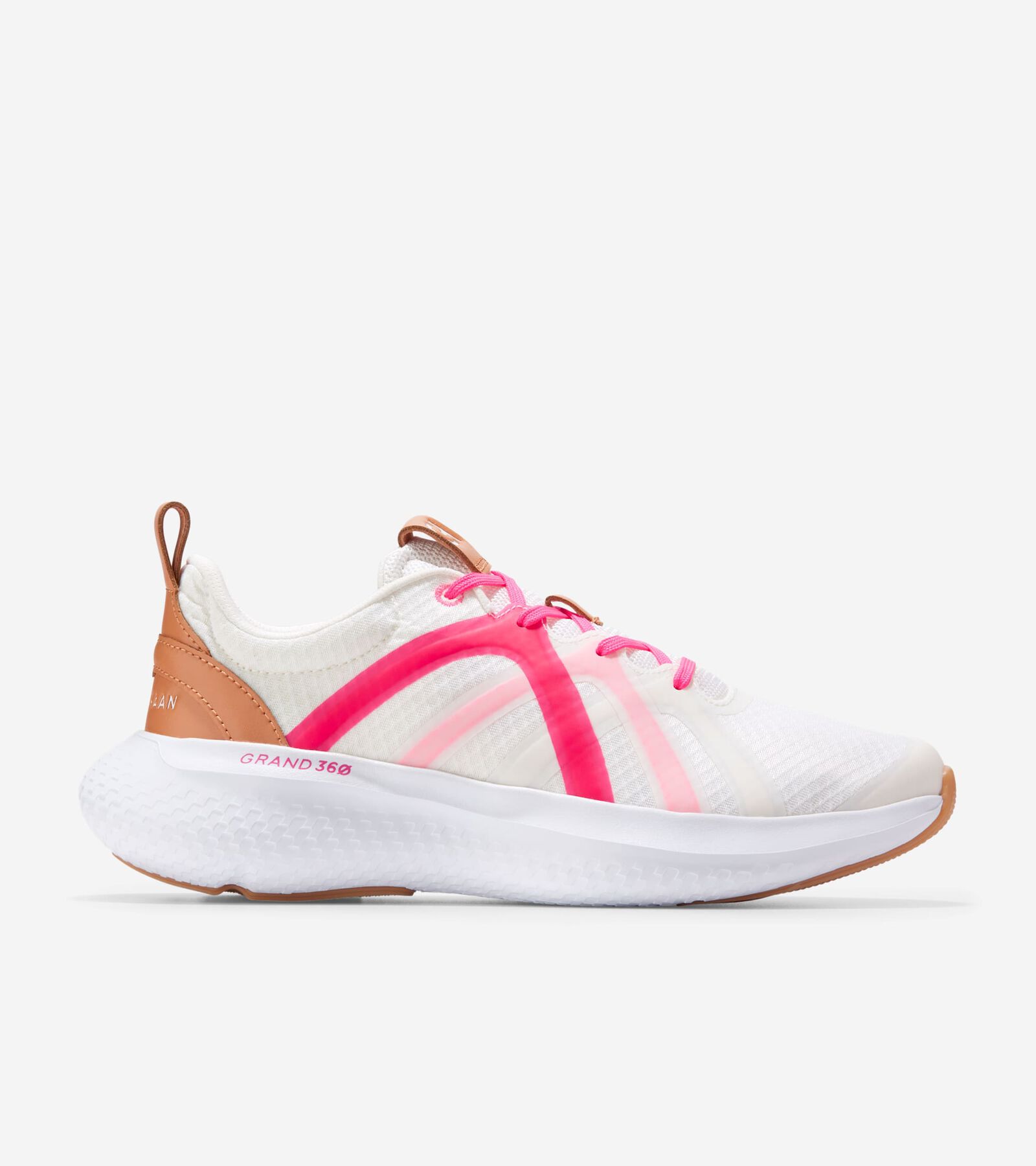 Cole Haan Zerøgrand City X Trainer In Knockout Pink-natural-optic White