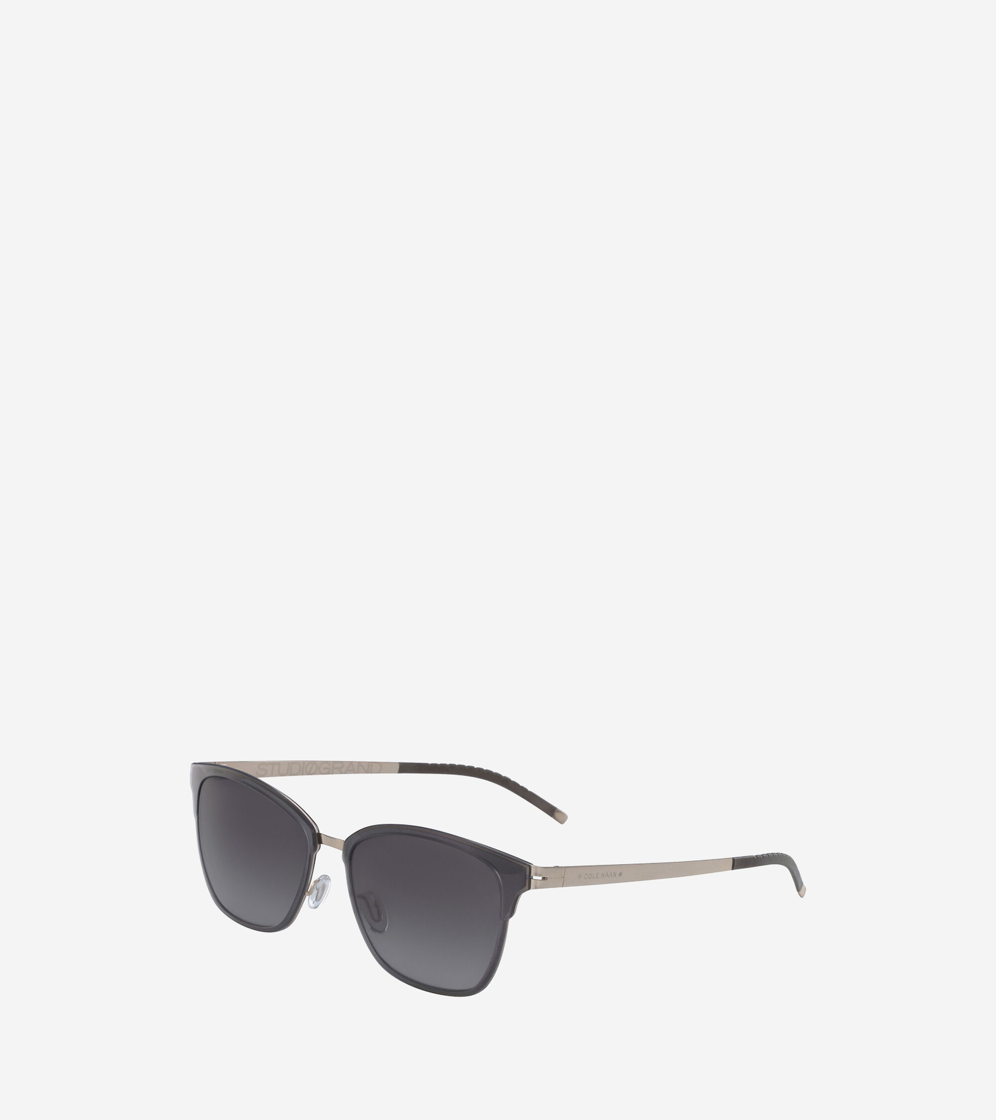 StudioGrand Rectangle Sunglasses in Smoke | Cole Haan