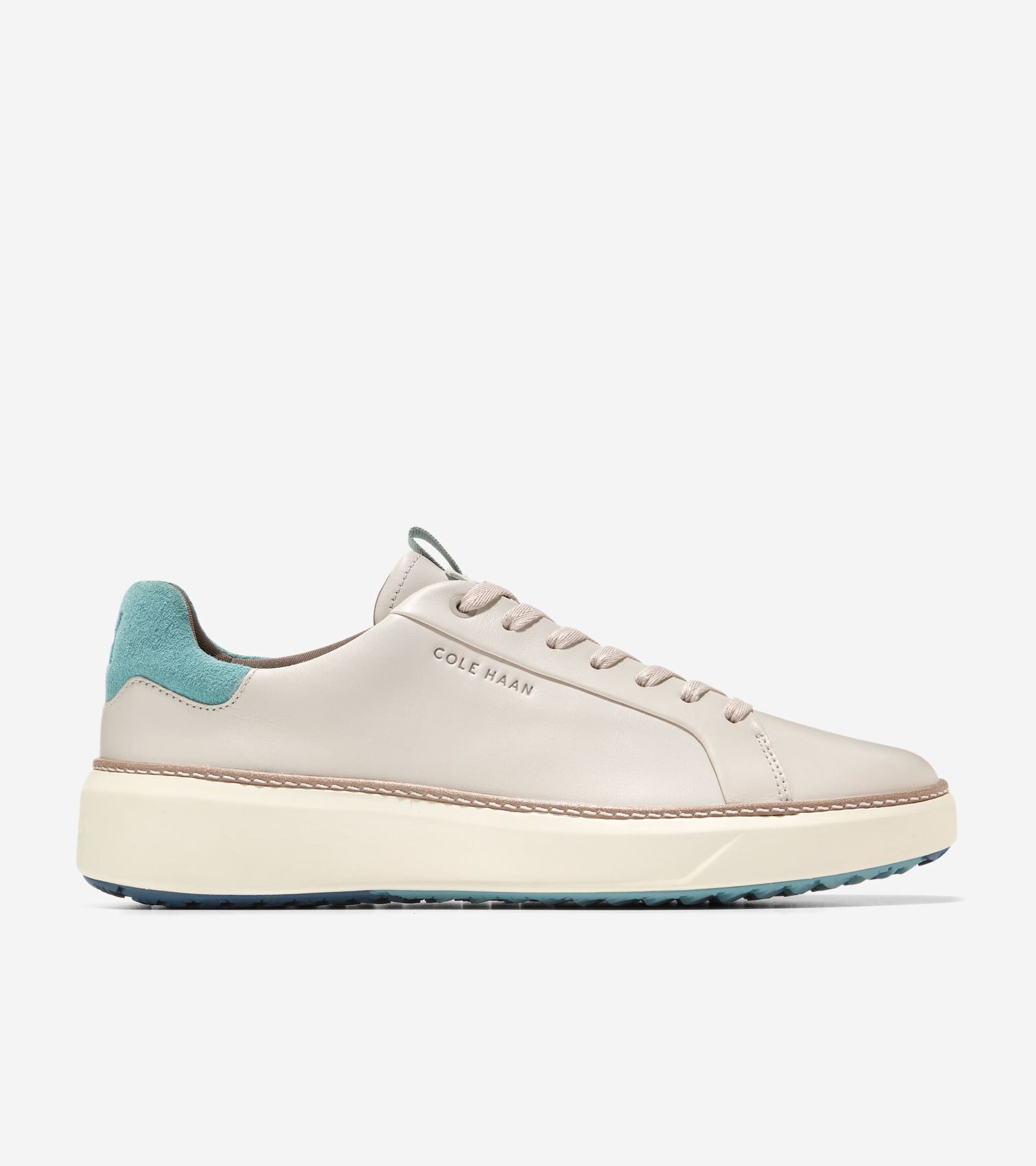 Shop Cole Haan Grandprø Topspin Golf In Silver-trellis-ivory