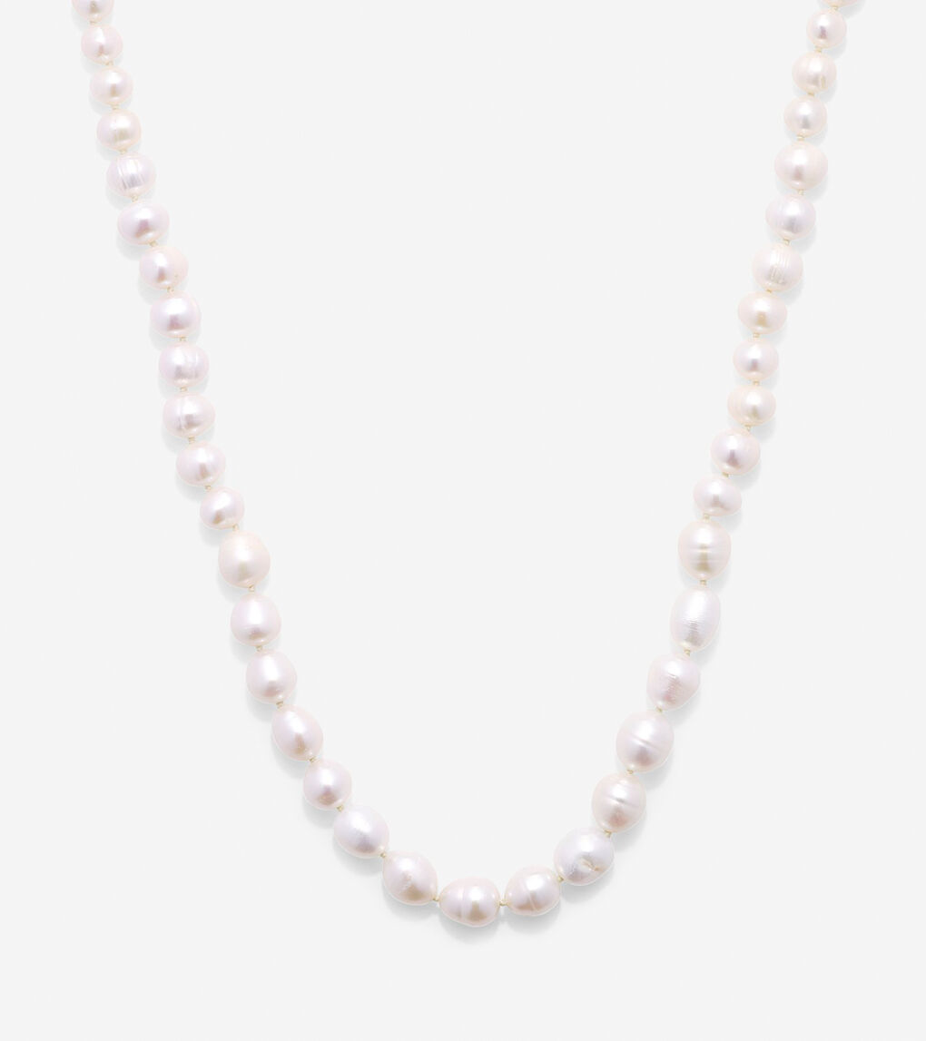 Tali Pearl Fresh Water Pearl Pull Tie Necklace
