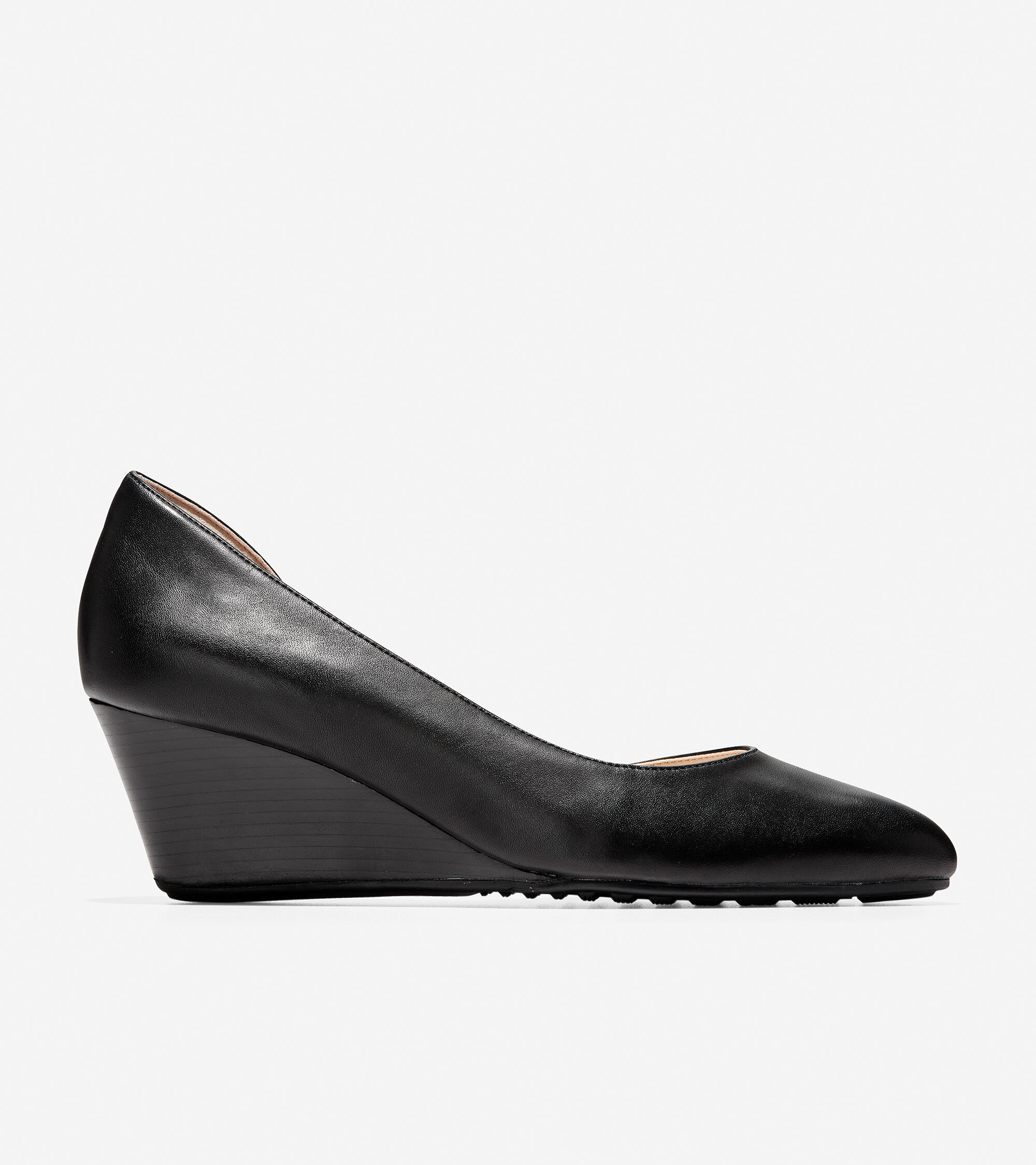 Edith Wedge in Black Leather | Cole Haan