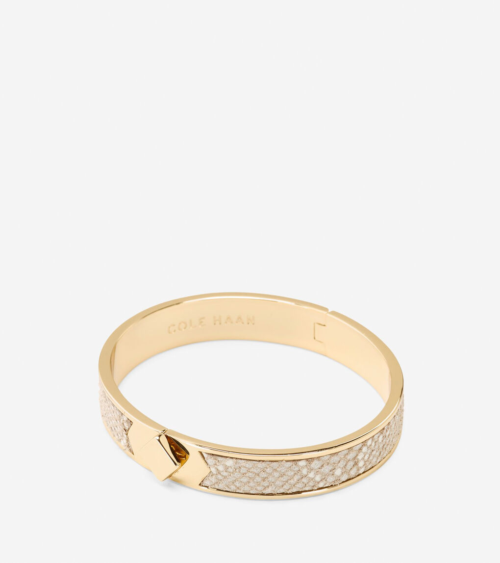 Thin Snake Bangle in Gold | Cole Haan