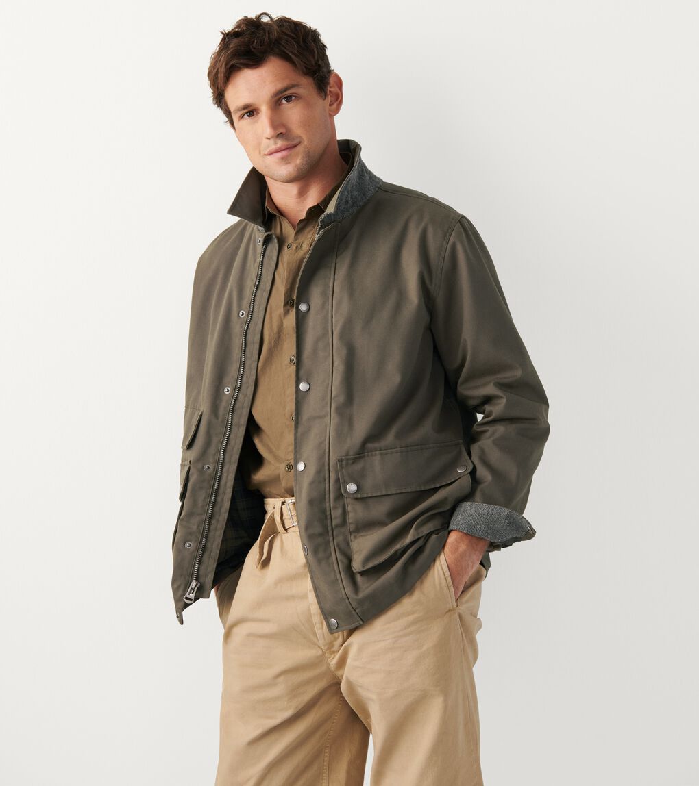 WAXED RAIN JACKET