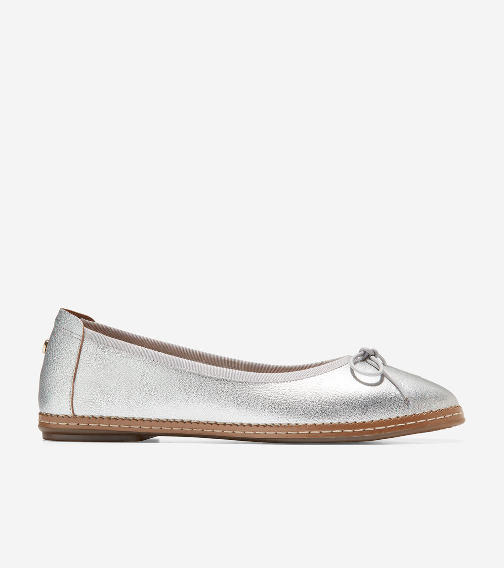 B,M Details about   Cole Haan Womens Brie Ivory Leather Skimmer Shoes Flats 8 Medium BHFO 2249