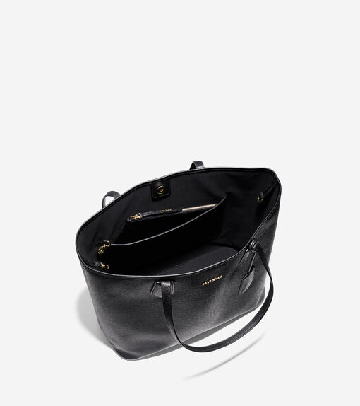 Abbot Large Tote in Black