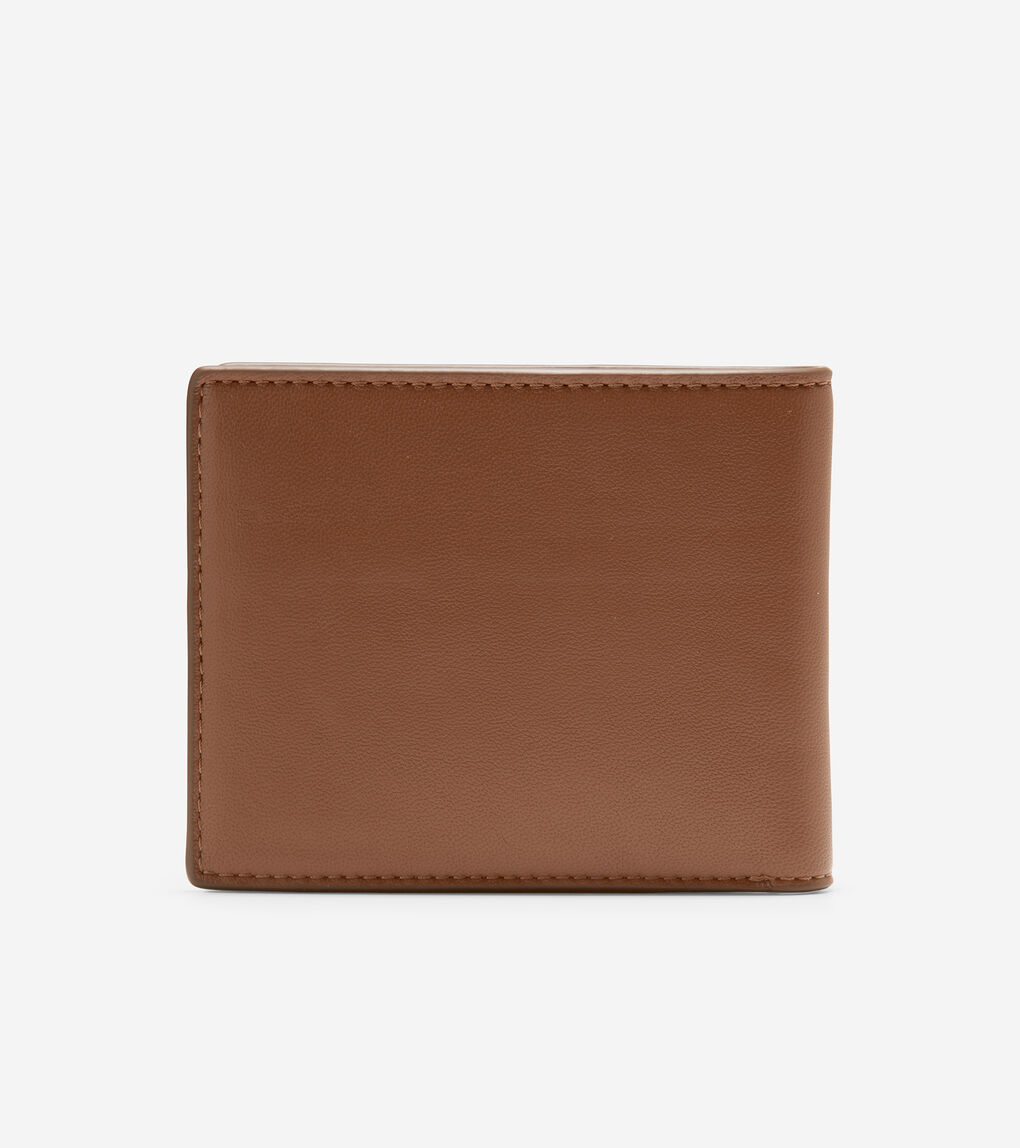MENS Colorblock Billfold with Leather Key Fob