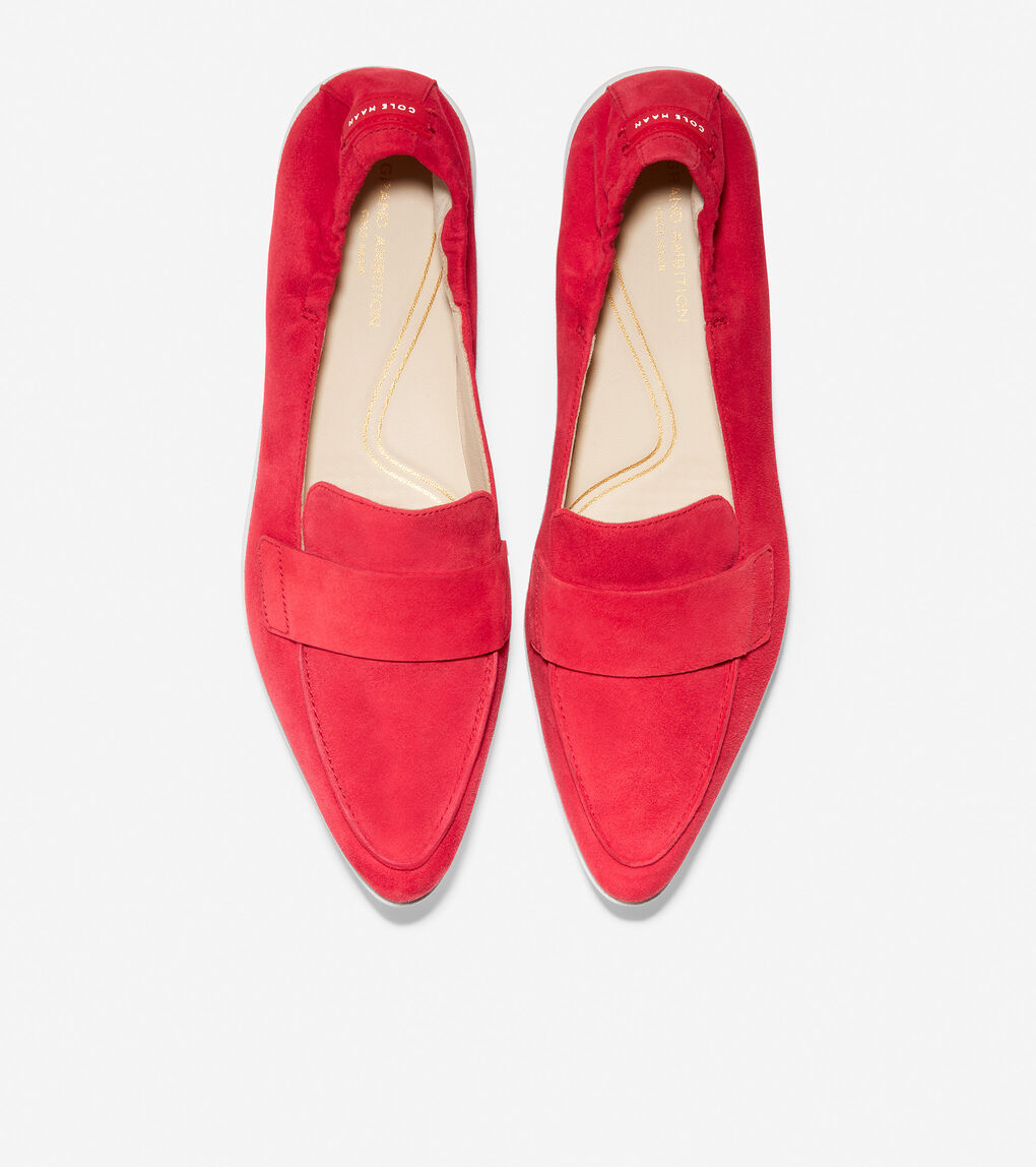 Women's Grand Ambition Amador Flat in Tango Red | Cole Haan