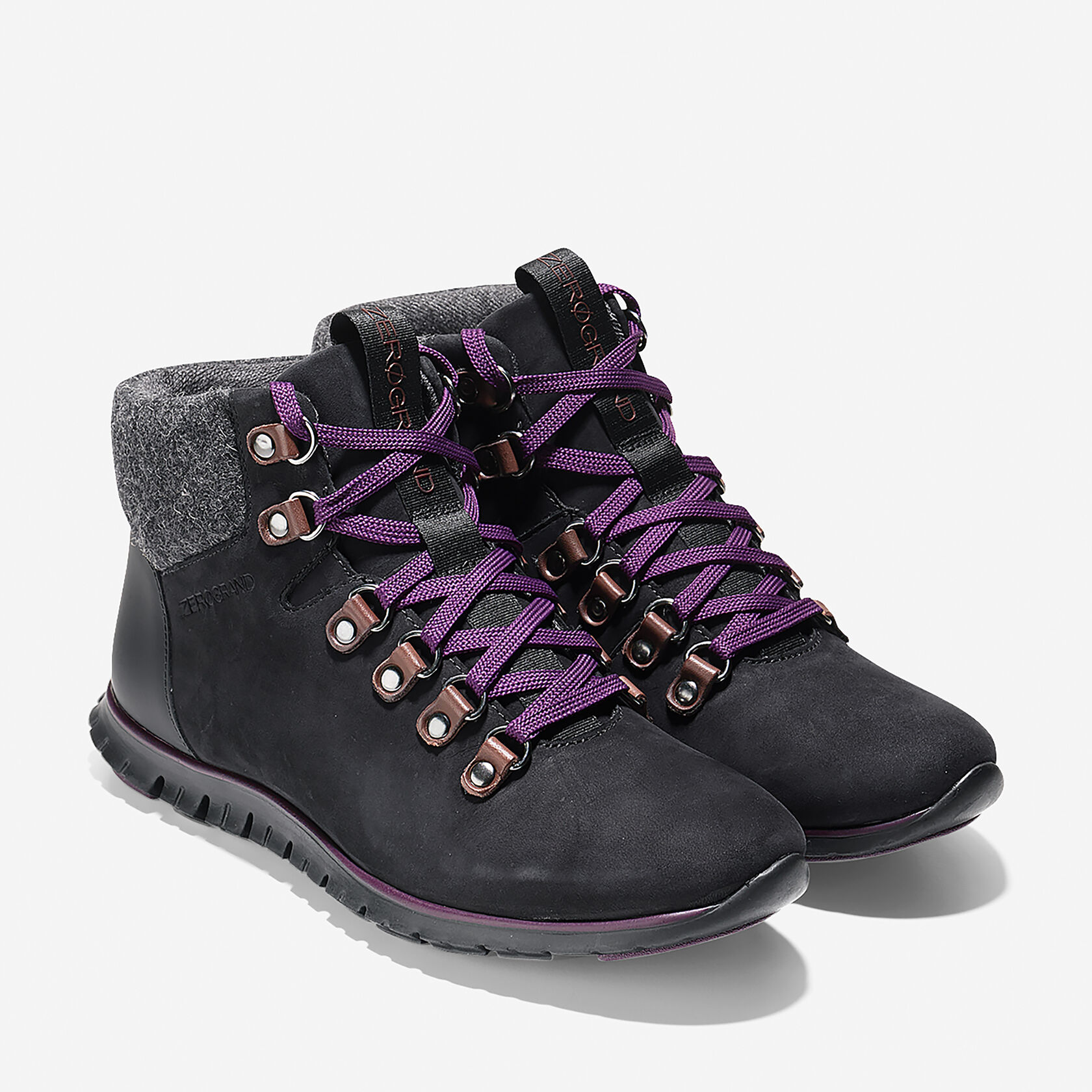 zerøgrand waterproof genuine shearling explore hiker boot