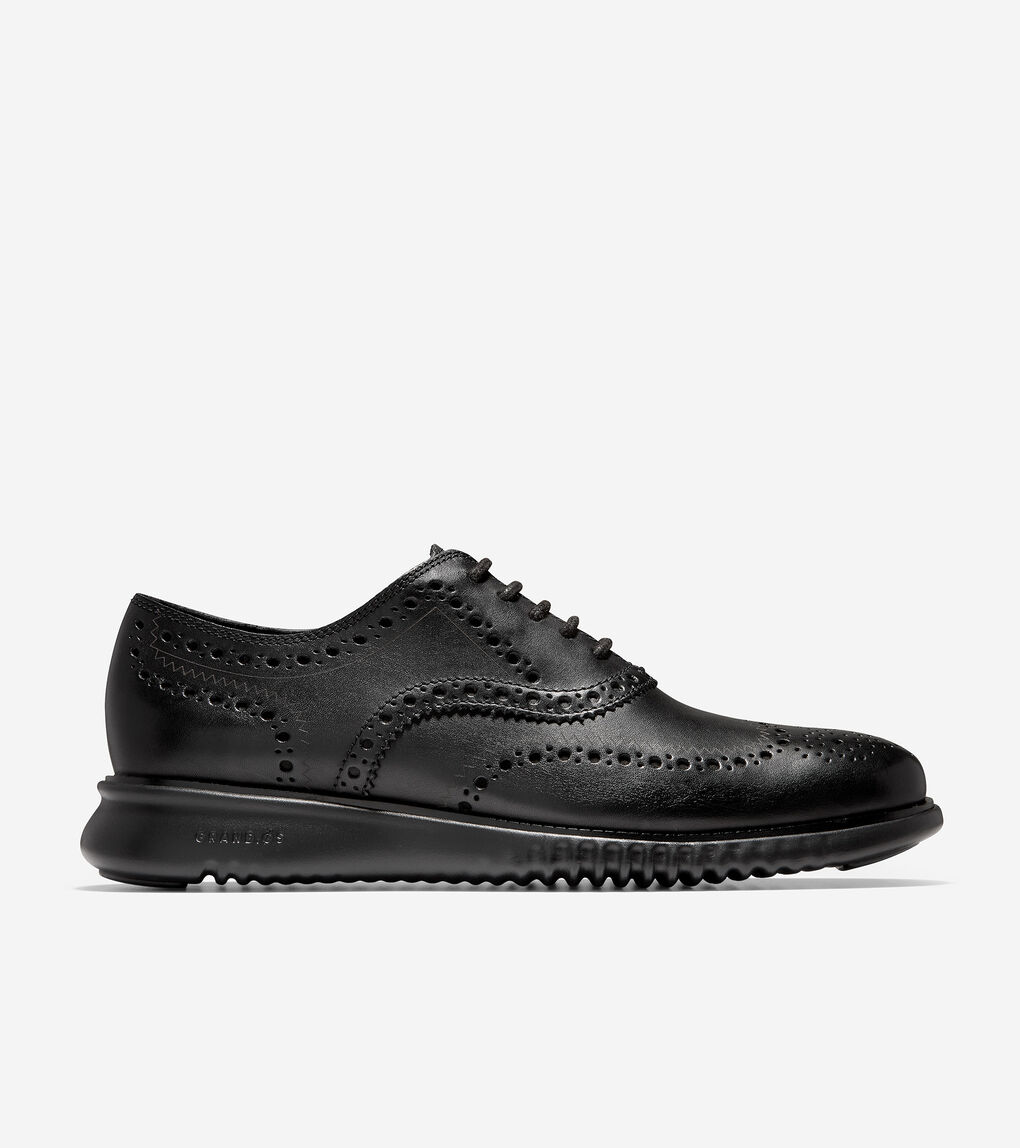 mens black wingtip oxfords