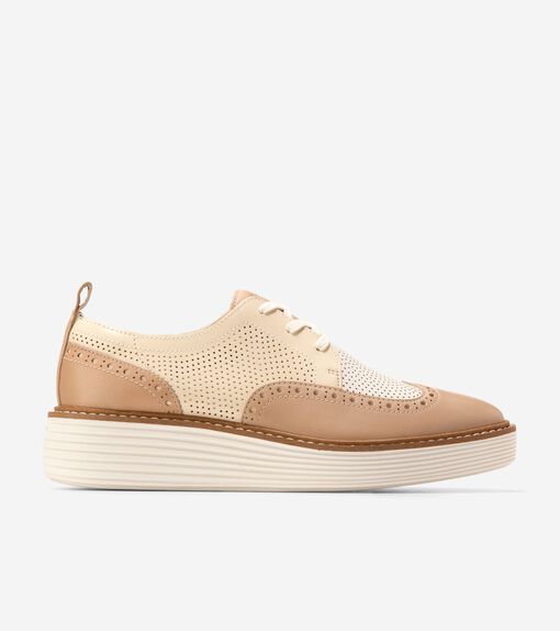 Women's ØriginalGrand Platform Wingtip Oxfords