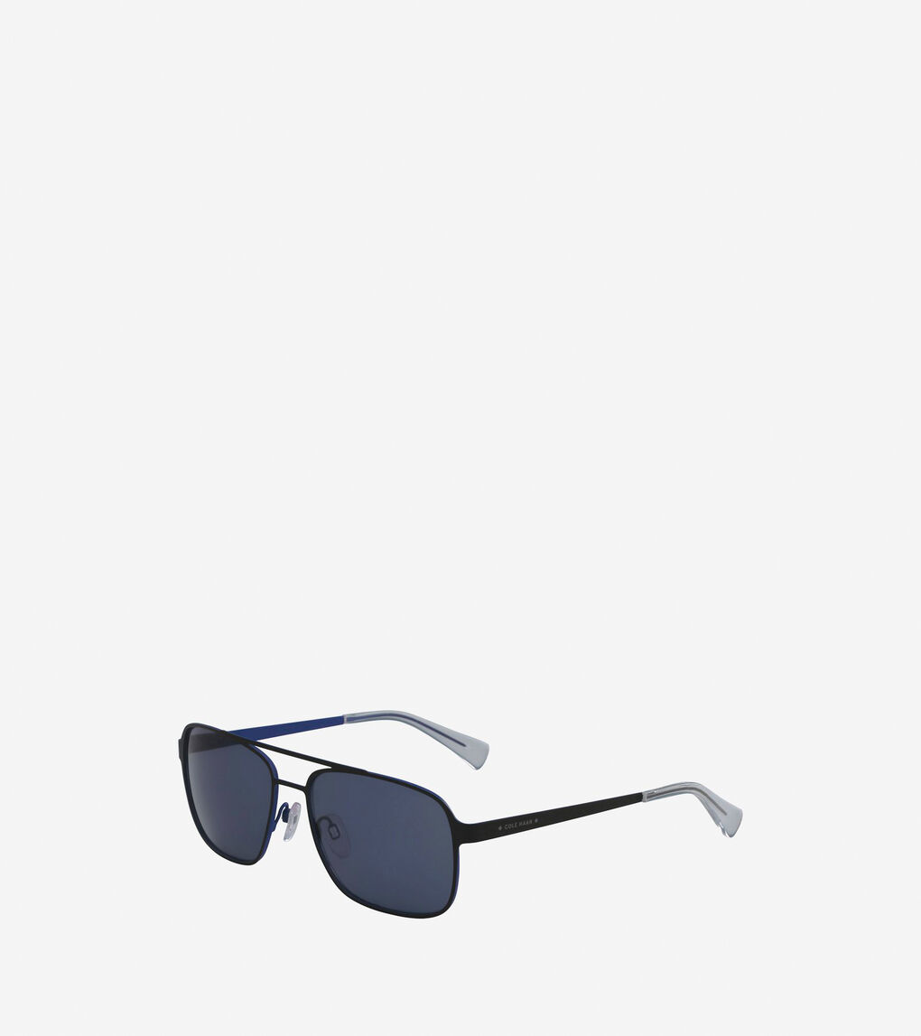 Flat Metal Navigator Sunglasses