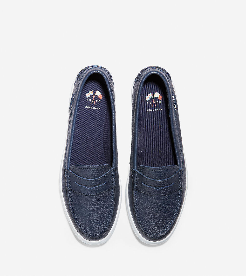 Women's Nantucket Loafer in Navy Leather | Cole Haan