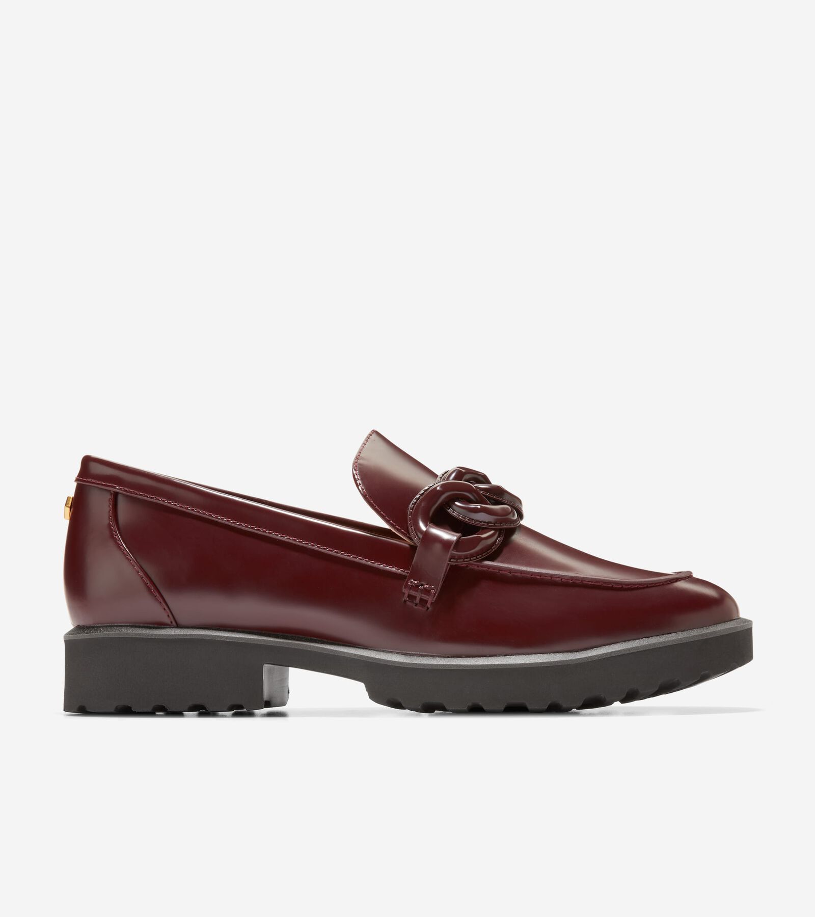 Cole Haan Geneva Chain Loafer In Bloodstone